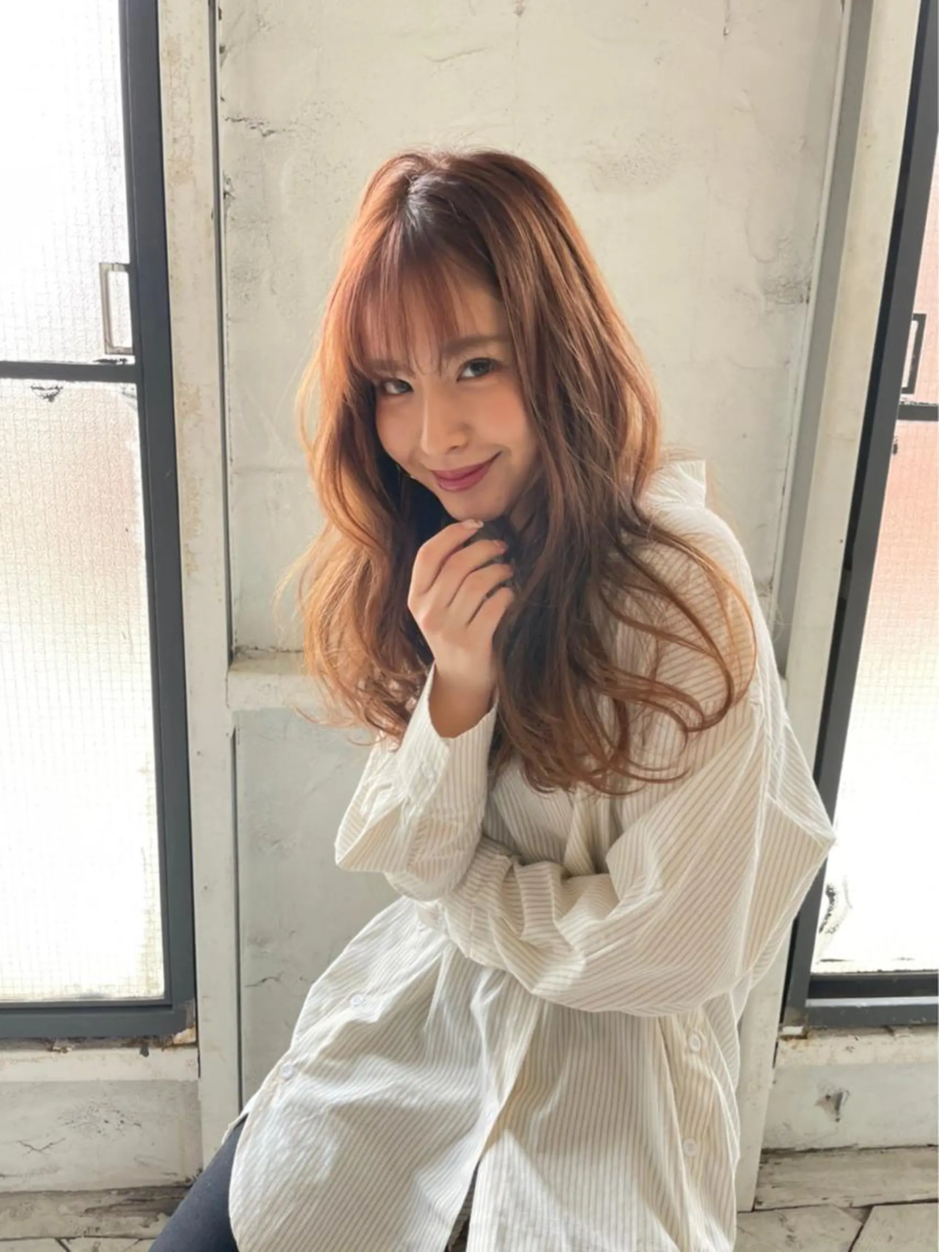 ロング カラー ヘアアレンジ 指名支持率NO.1 スタイリストのヘアスタイル