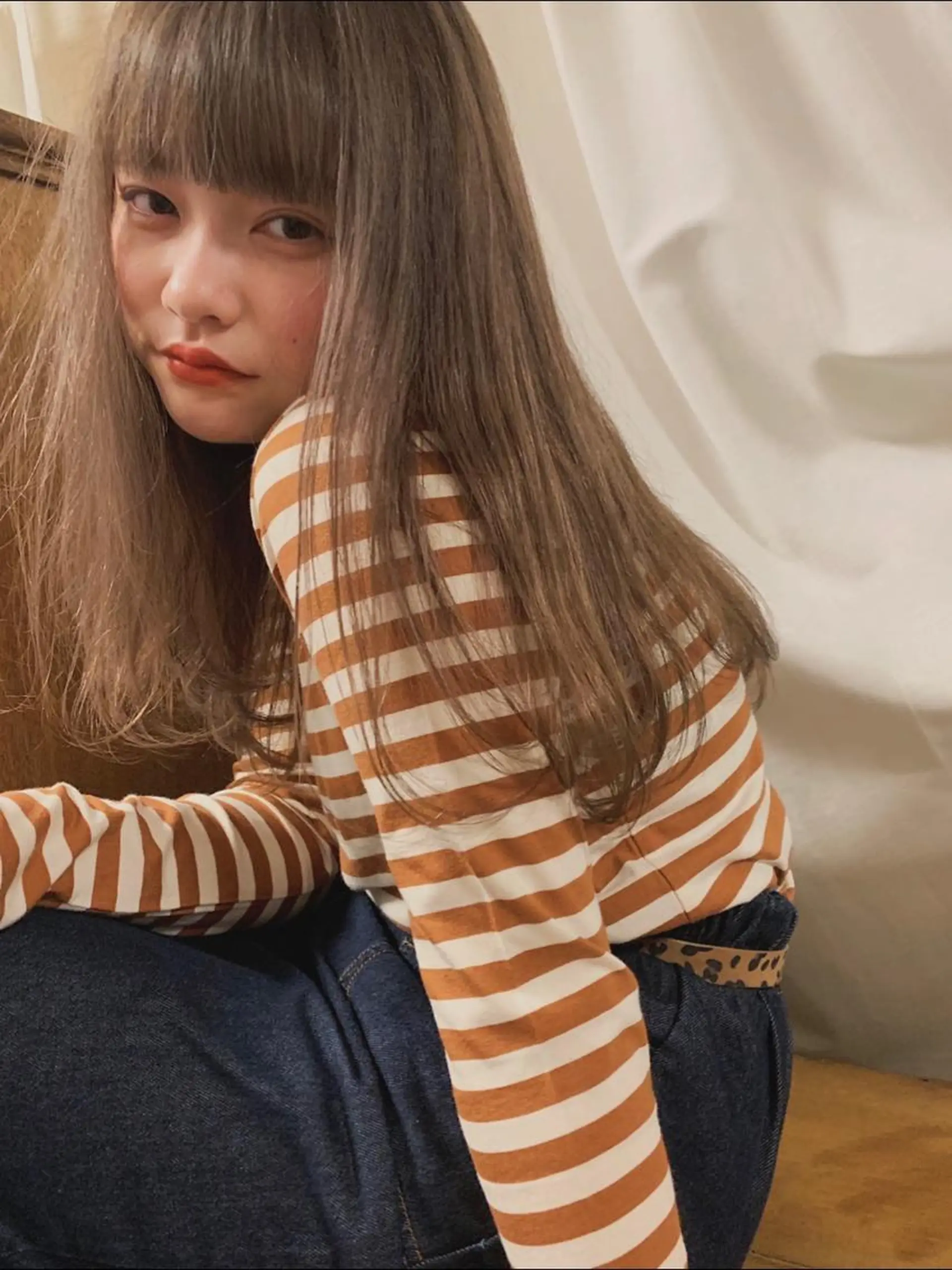 セミロング 古賀 侑磨のヘアスタイル