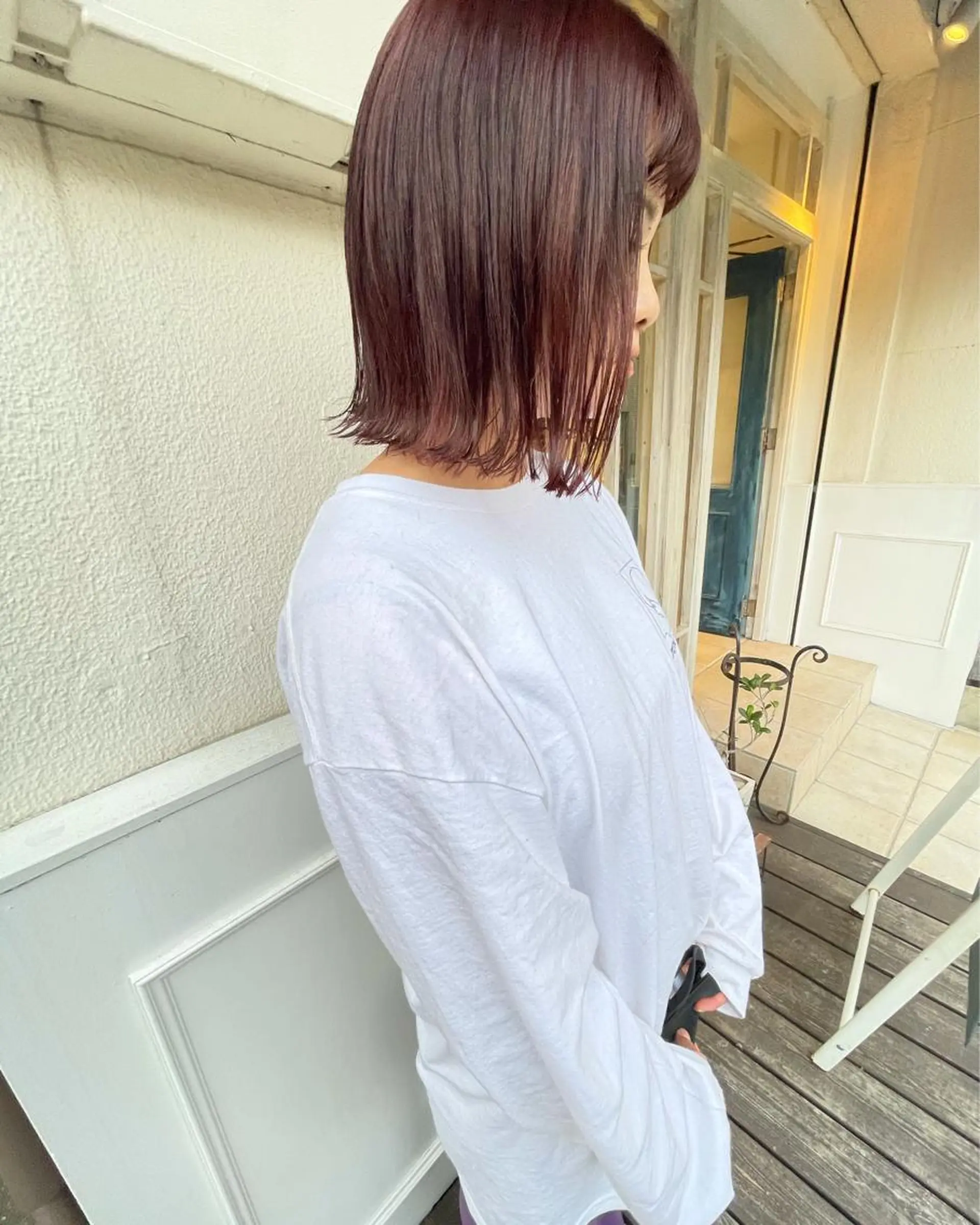 ショート カラー 🙃 透明感カラー/ボブのヘアスタイル