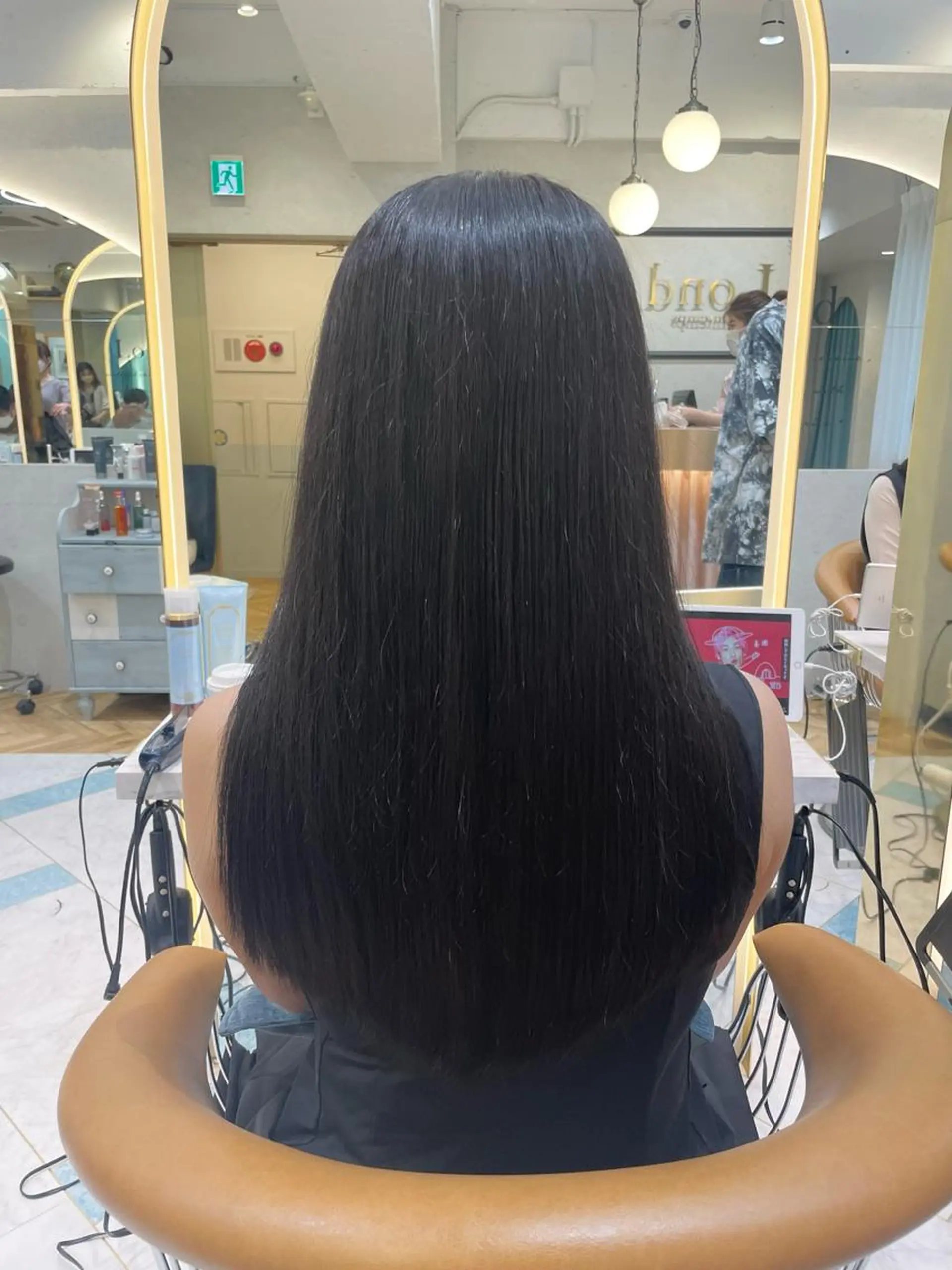 ロング カット ヘアカラー トリートメント 産休中2026.4月 復帰予定/野崎華代のヘアスタイル