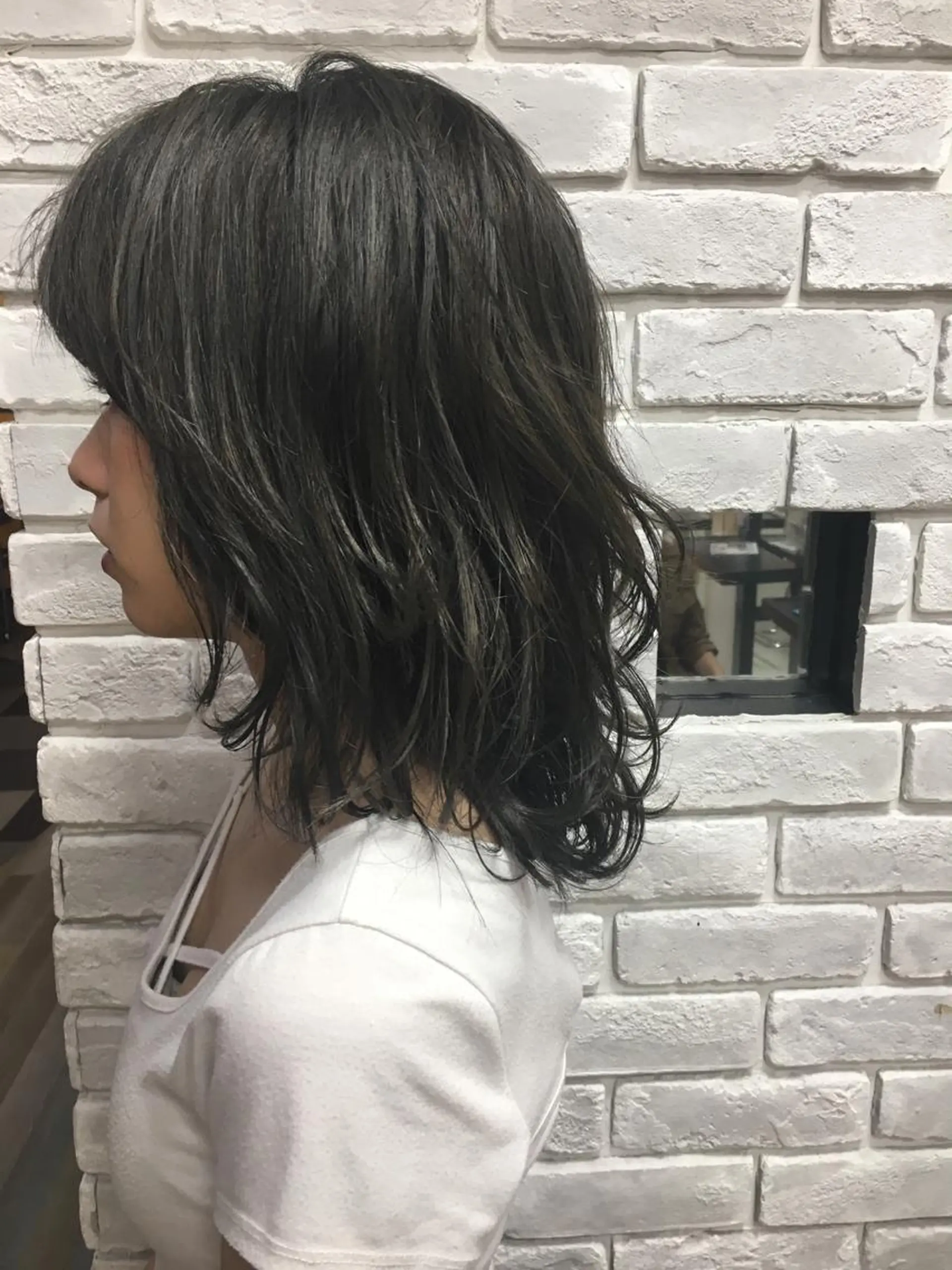 ミディアム カラー 奈良市／尼ヶ辻 谷川和也のヘアスタイル