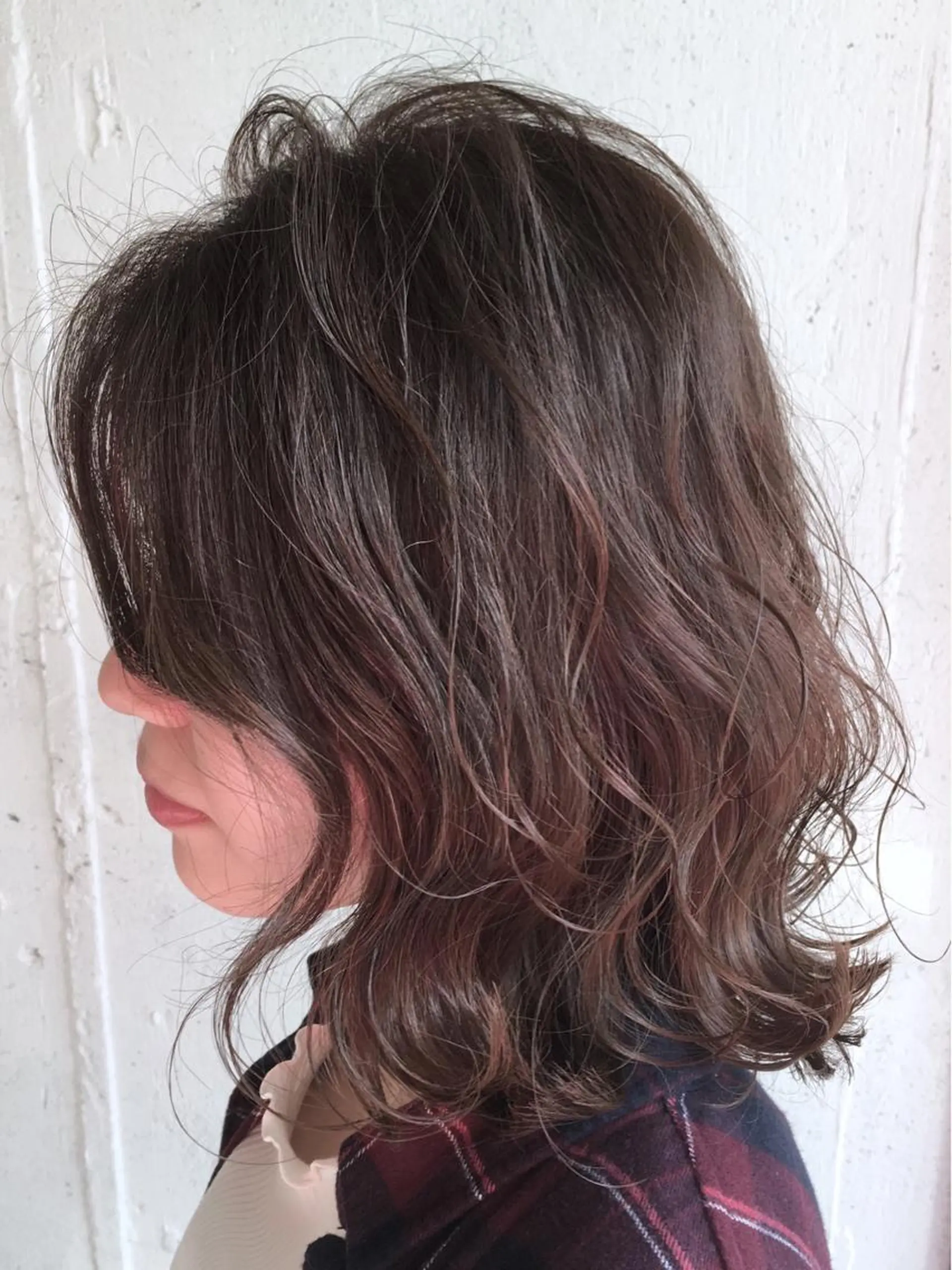 ミディアム カラー ベージュカラー 💈平島 拓也💈のヘアスタイル