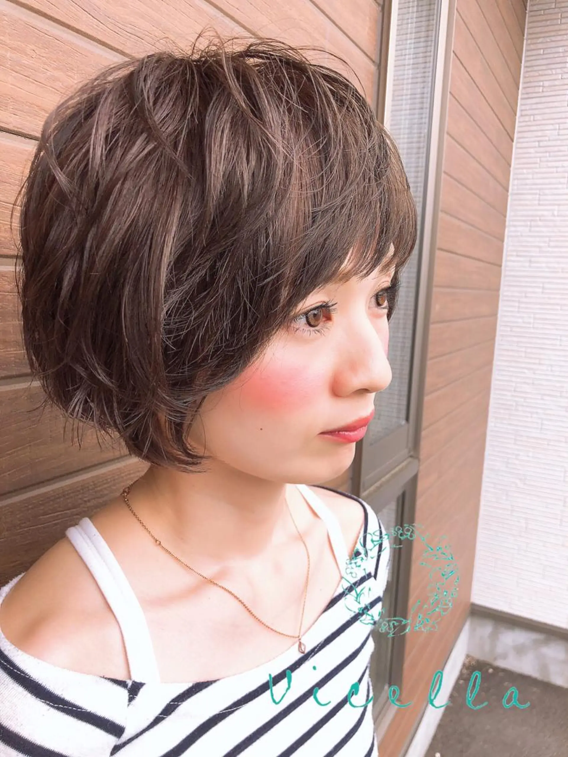 ショート アッシュ 岡崎/髪質改善/ ハイトーン/鈴木進のヘアスタイル