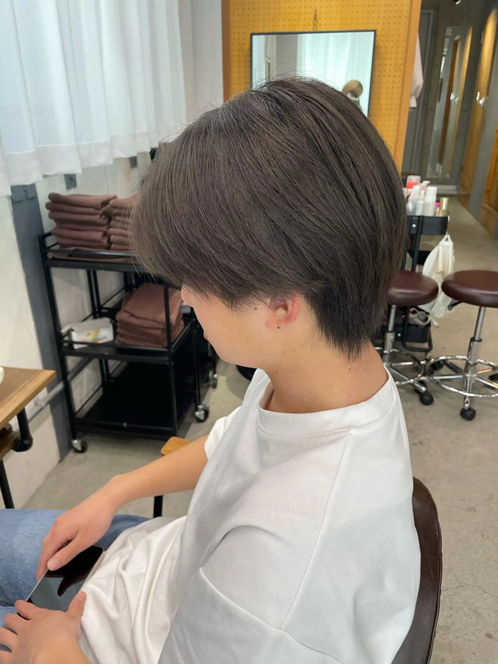 ショート カラー ヘアアレンジ メンズ メンズブリーチ ブリーチ ヘアカラー CEINE loq ‪🍒なつきのヘアスタイル