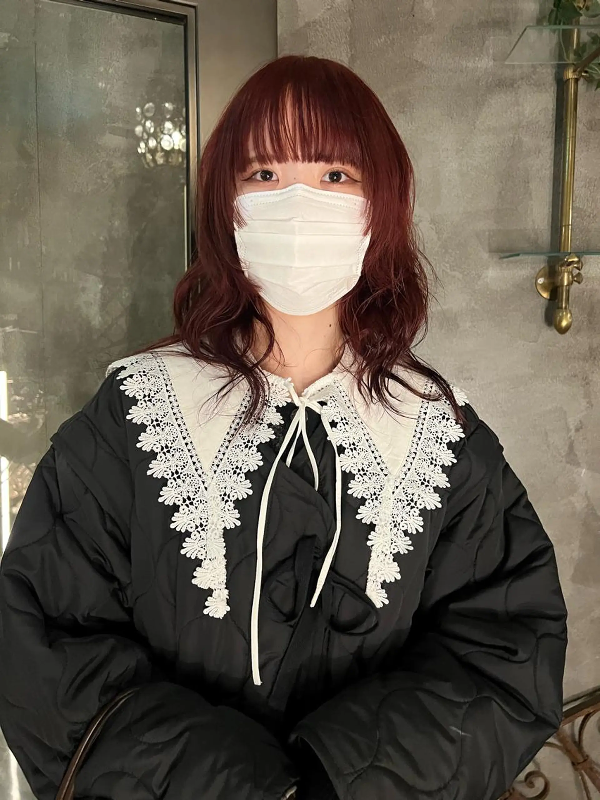 ミディアム カラー haco＋所属・圧倒的デザイン力 店長🎨RENAのヘアスタイル