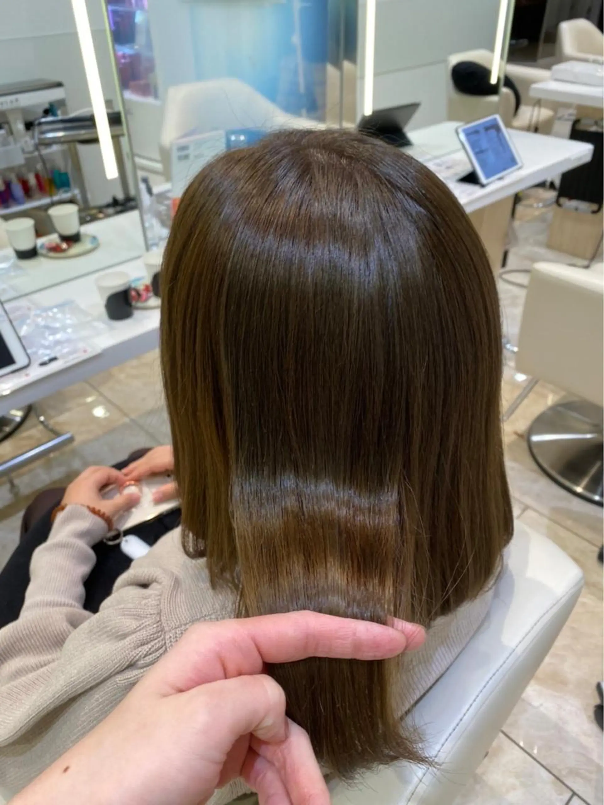 セミロング 波巻パーマ/毛流れ パーマ☘️りゅうせいのヘアスタイル