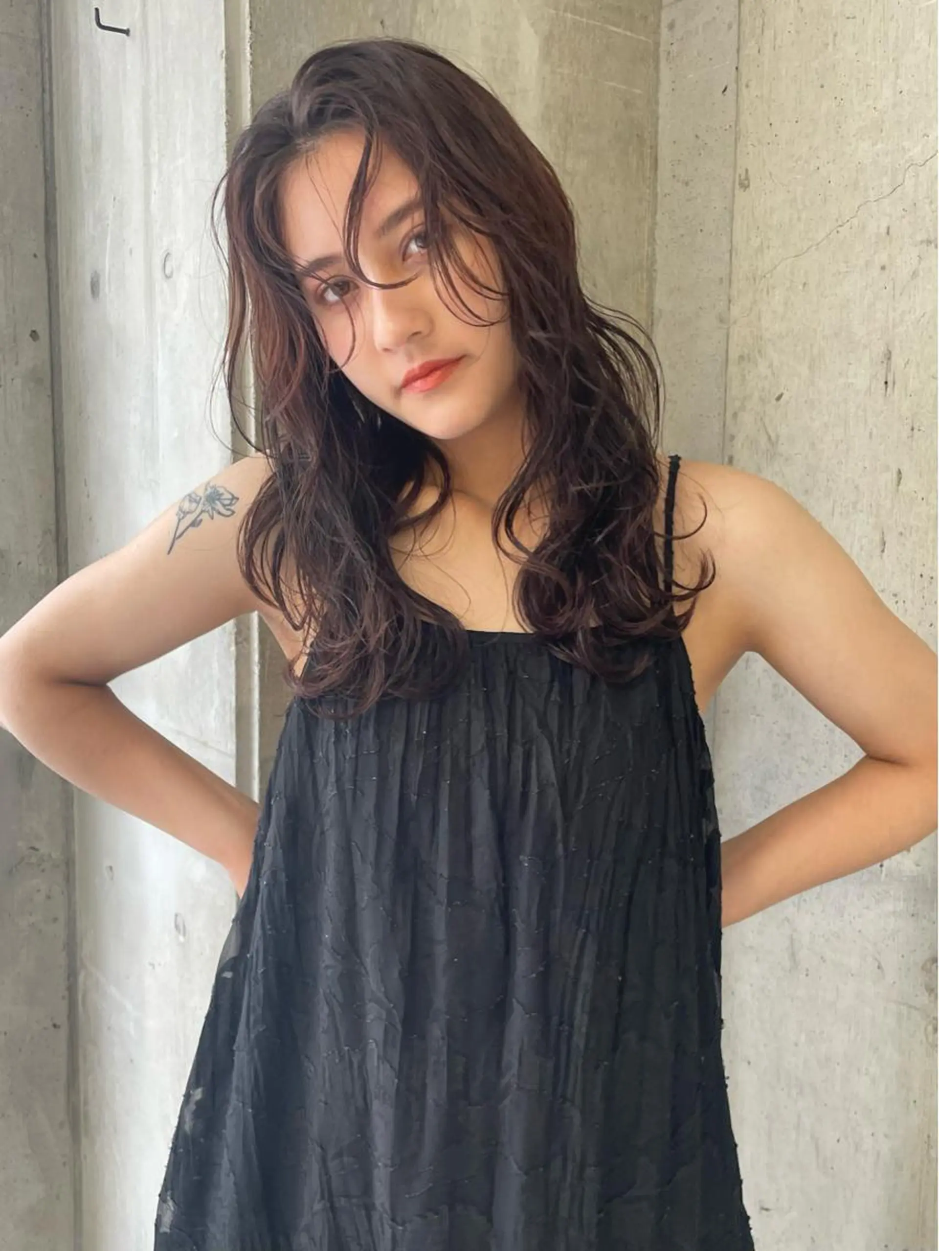 ロング ボブカットモデル/パ ーマ/harunaのヘアスタイル