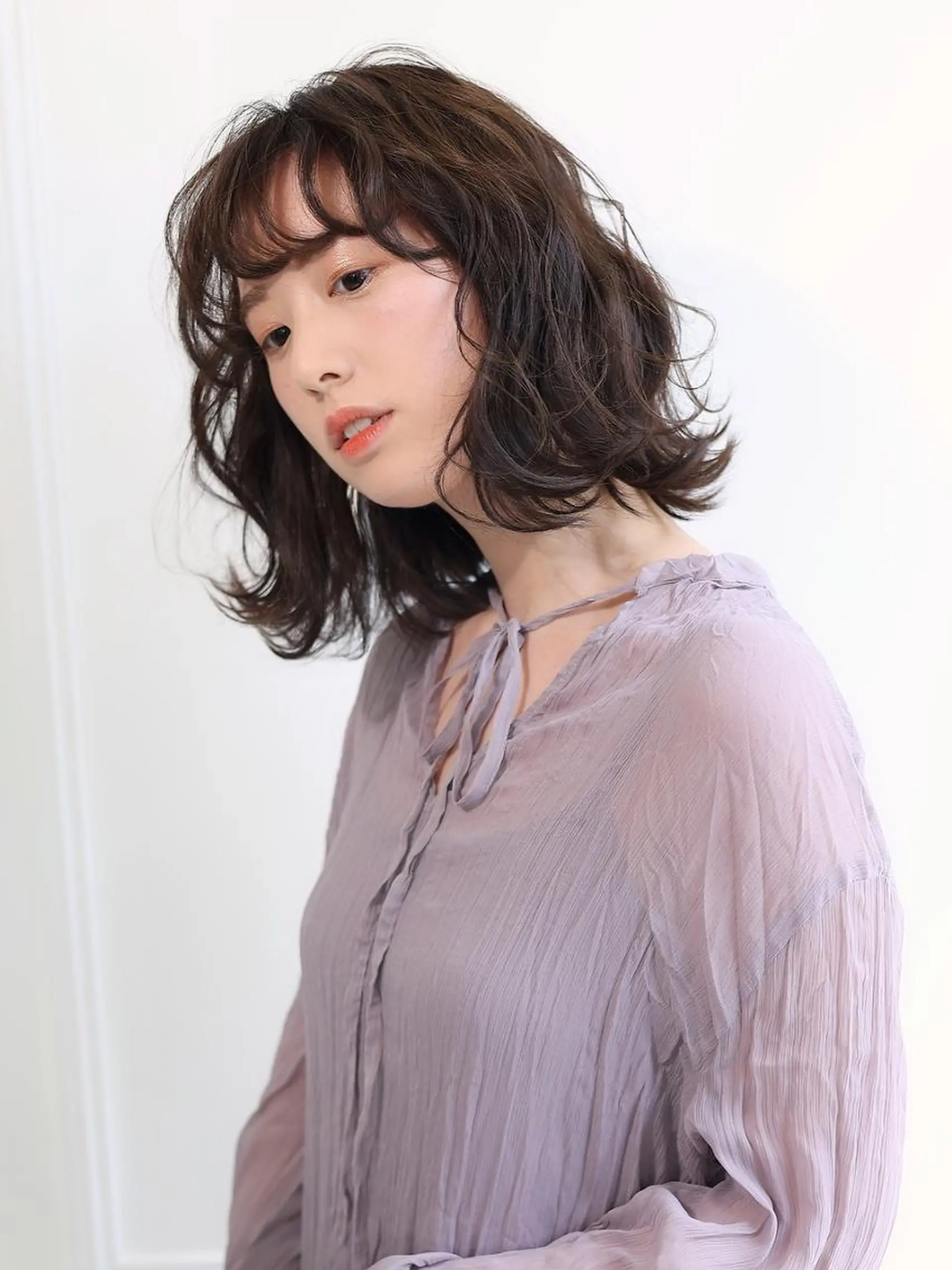 ミディアム Hair make rise;🫧のヘアスタイル