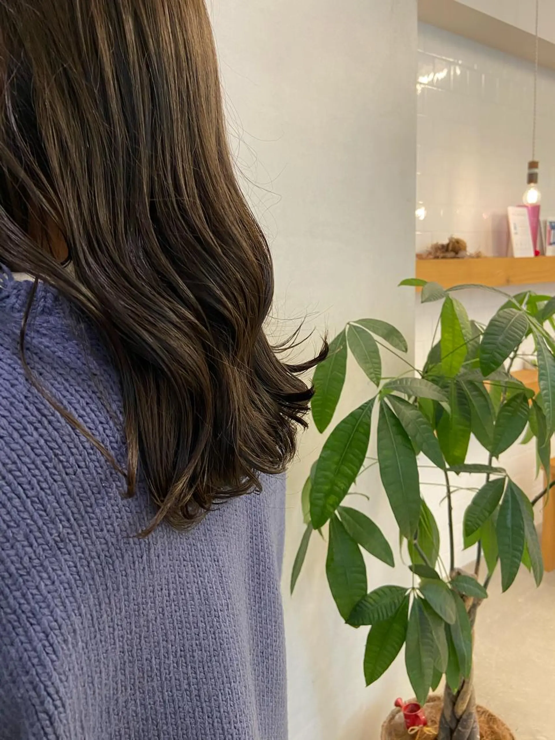 セミロング カラー ベージュカラー オリーブベージュ Rinon所属・沖 真琴のヘアスタイル