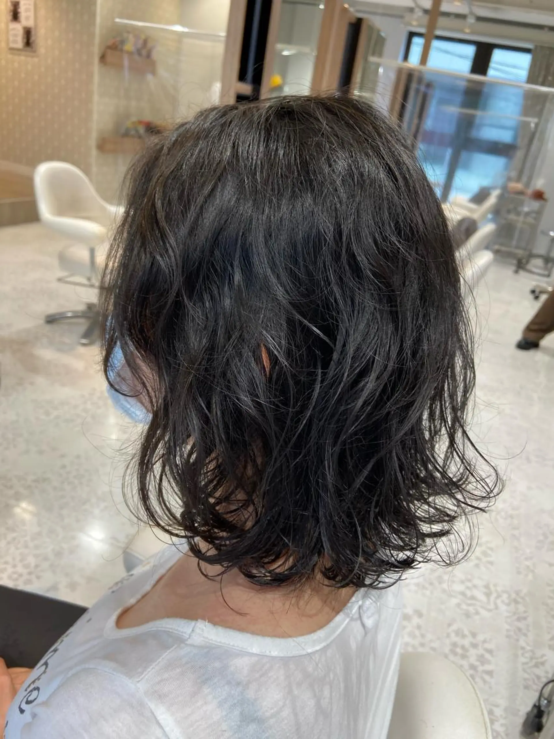 ミディアム パーマ メンズ特化✂︎ 稗田達也のヘアスタイル