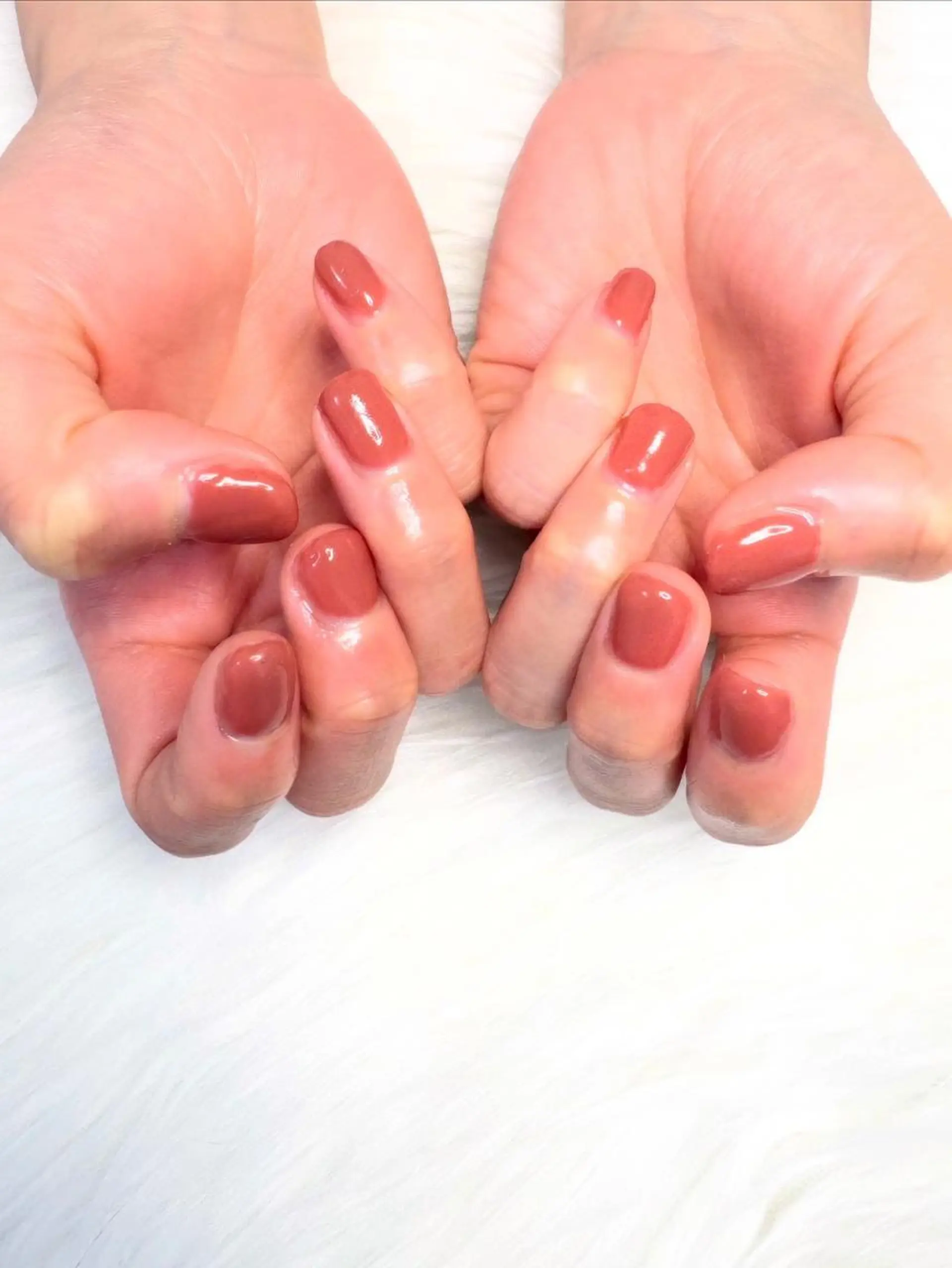 ネイル ワンカラーネイル 春ネイル 菊嶋 文代のネイルデザイン