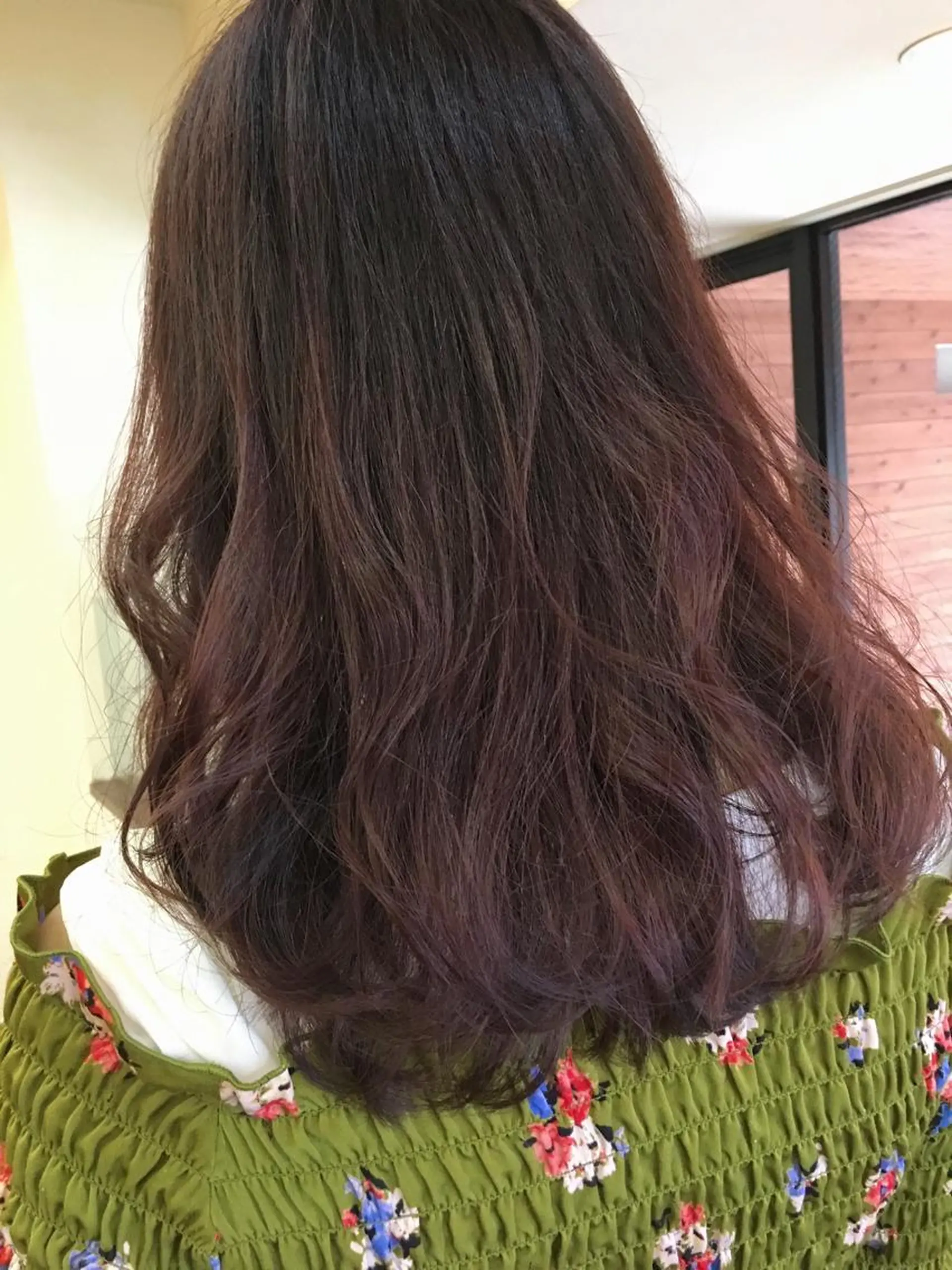 ロング カラー カット ヘアカラー トリートメント 萌花　moeka /韓国/レイヤーのヘアスタイル