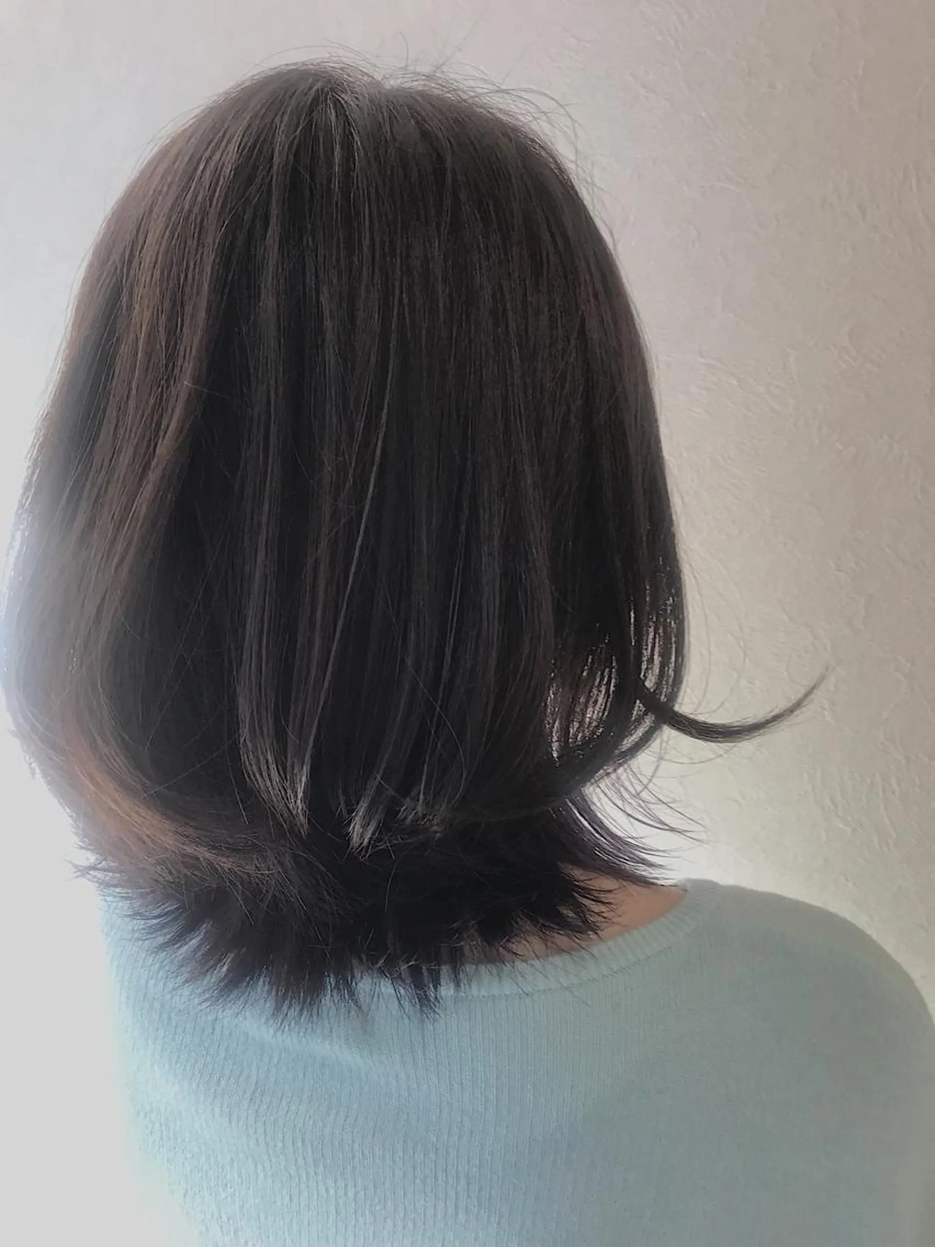 ミディアム カラー ボブ ウルフカット ウルフボブ カット ヘアカラー 柴田 祐輔のヘアスタイル