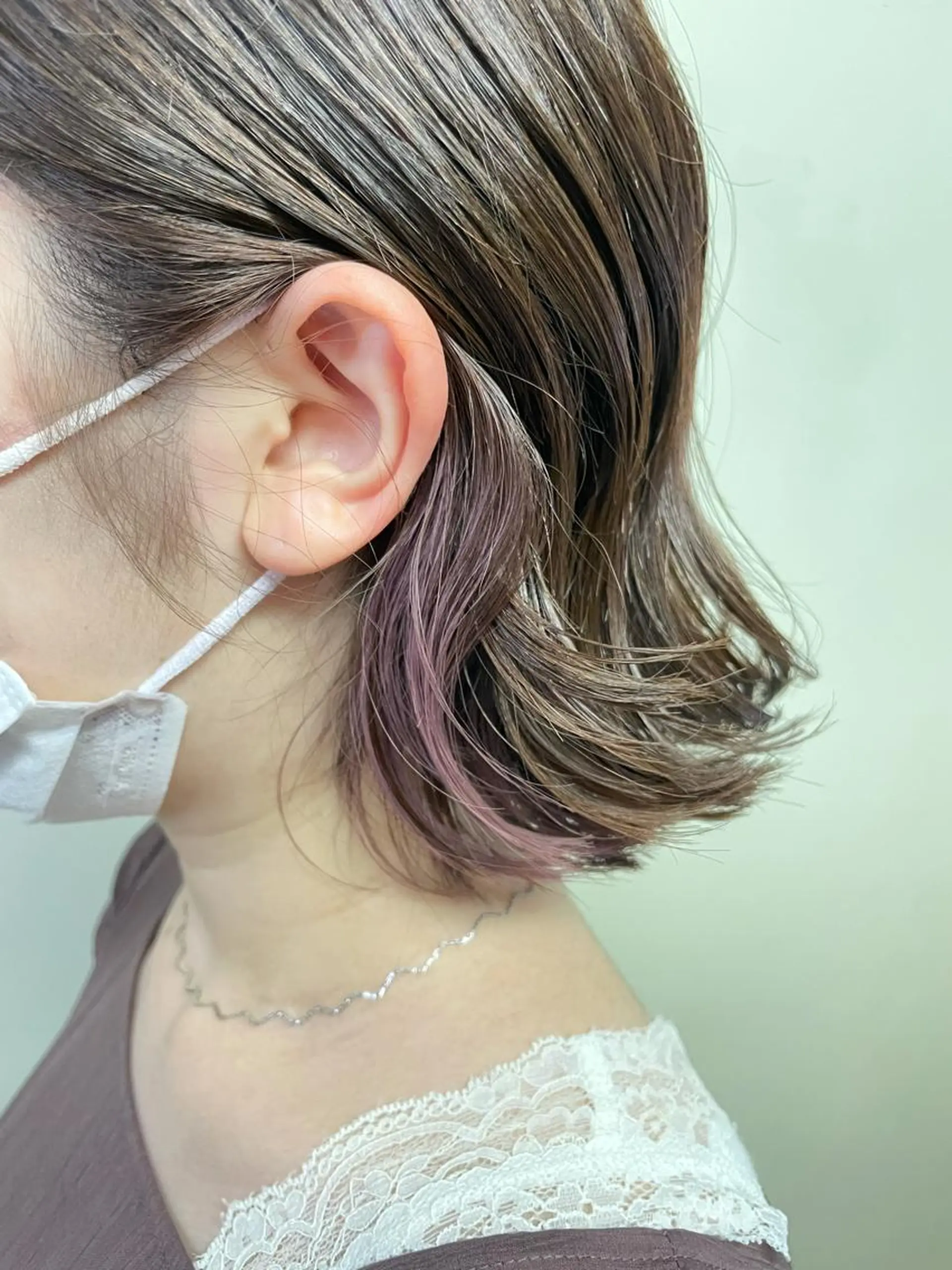 ミディアム カラー 髪質改善×METEO 店長 貞松直也のヘアスタイル