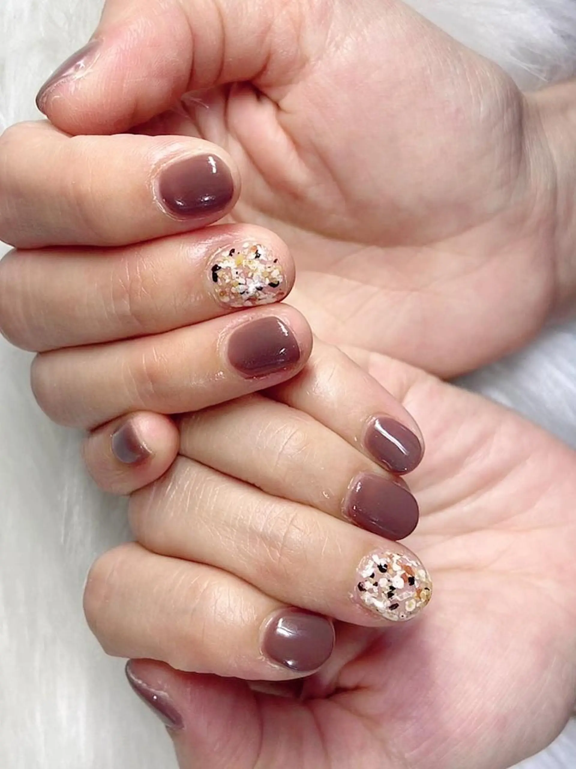 ネイル ジェルネイル 大理石ネイル(マーブル) ハンドネイル アップネイル 鶴田のネイルデザイン