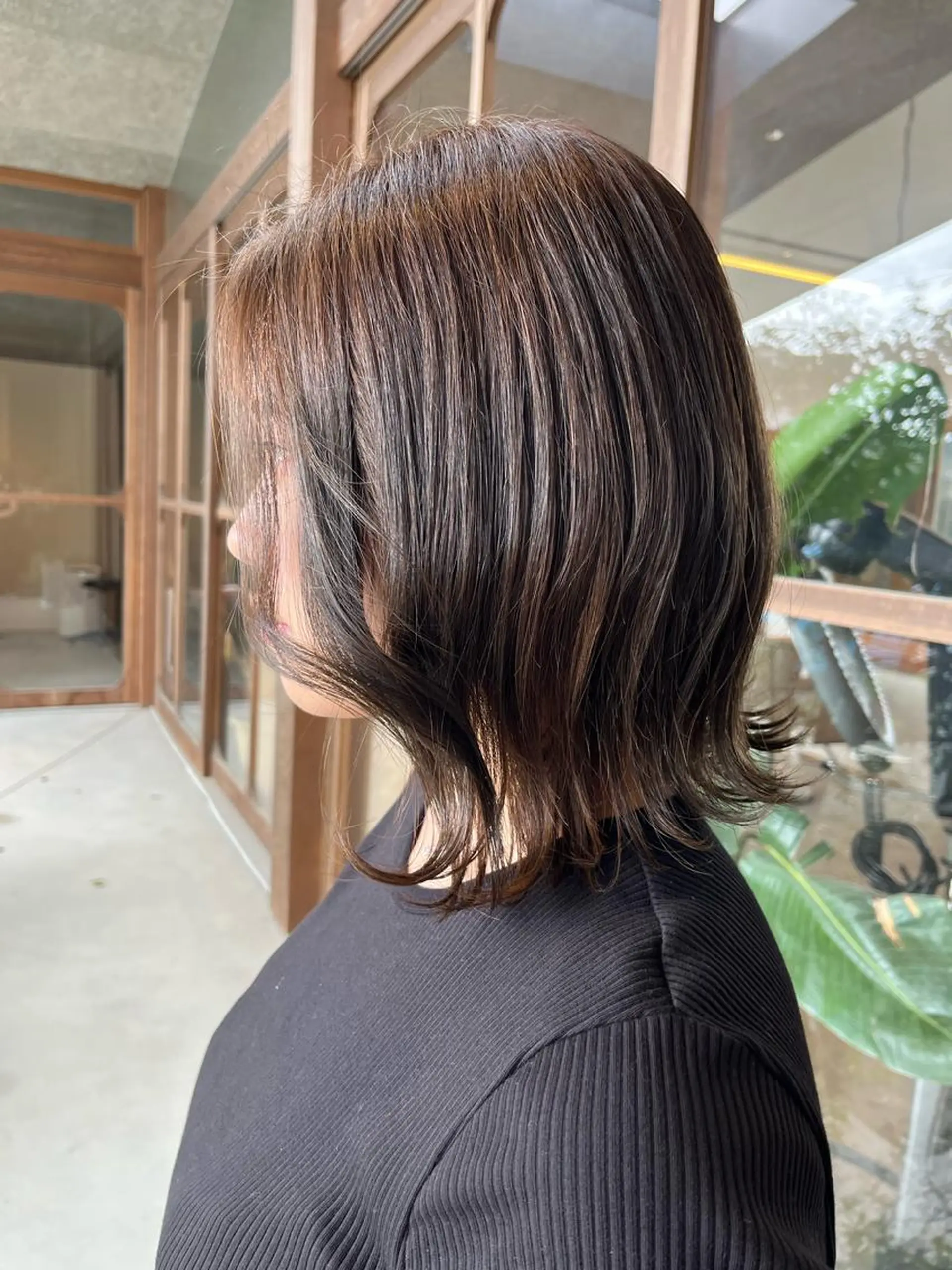 ショート カラー 前下がりボブ アッシュ ボブ SORA所属・ＳＯＲＡ Ｉｉｅのヘアスタイル