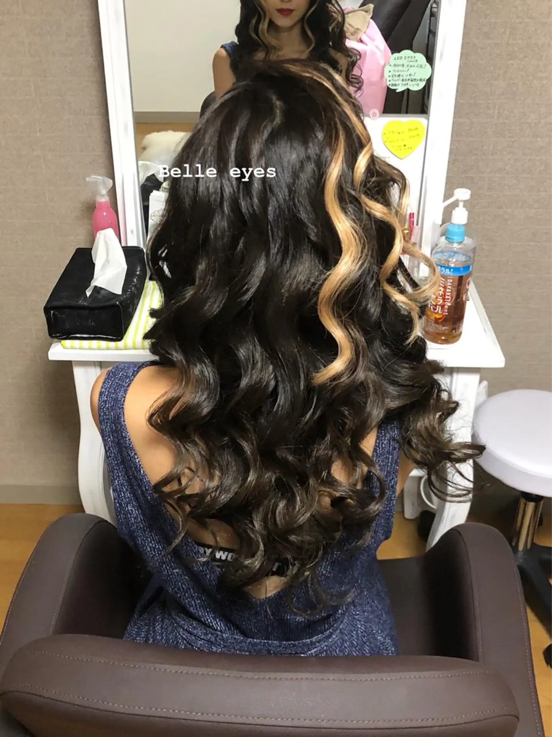 ヘアアレンジ ヘアセット Belleeyes_ kubotaのマツエク・マツパデザイン