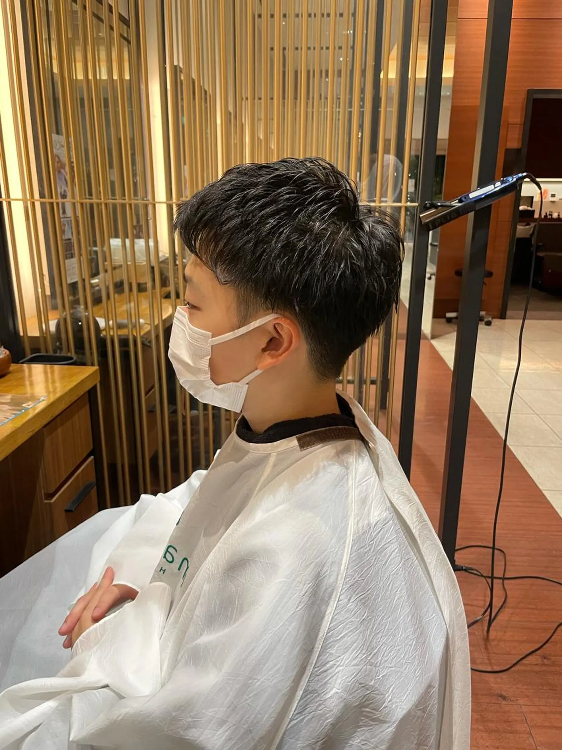 ショート ヘアアレンジ メンズ 髙田 千華 髪質改善ストレートのヘアスタイル