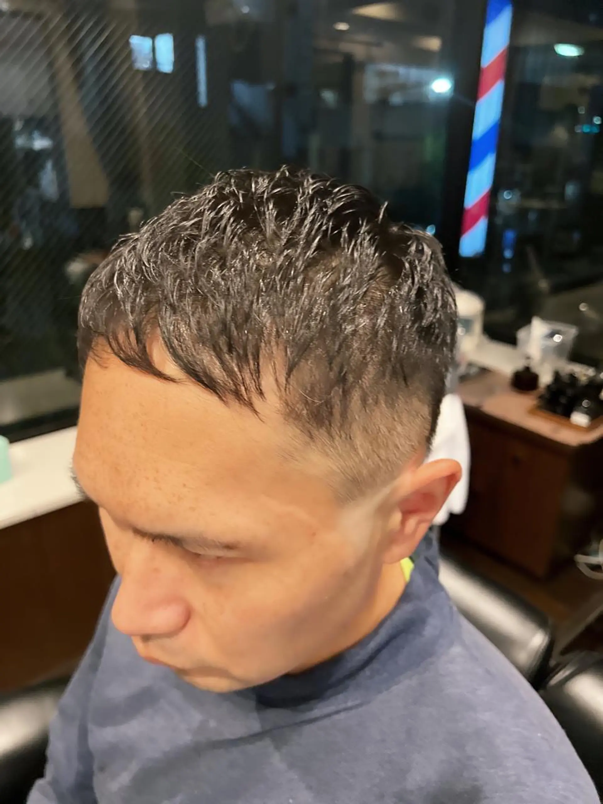 ショート カット 銀座バルビエグラン 角田雅樹（夜限定）のヘアスタイル