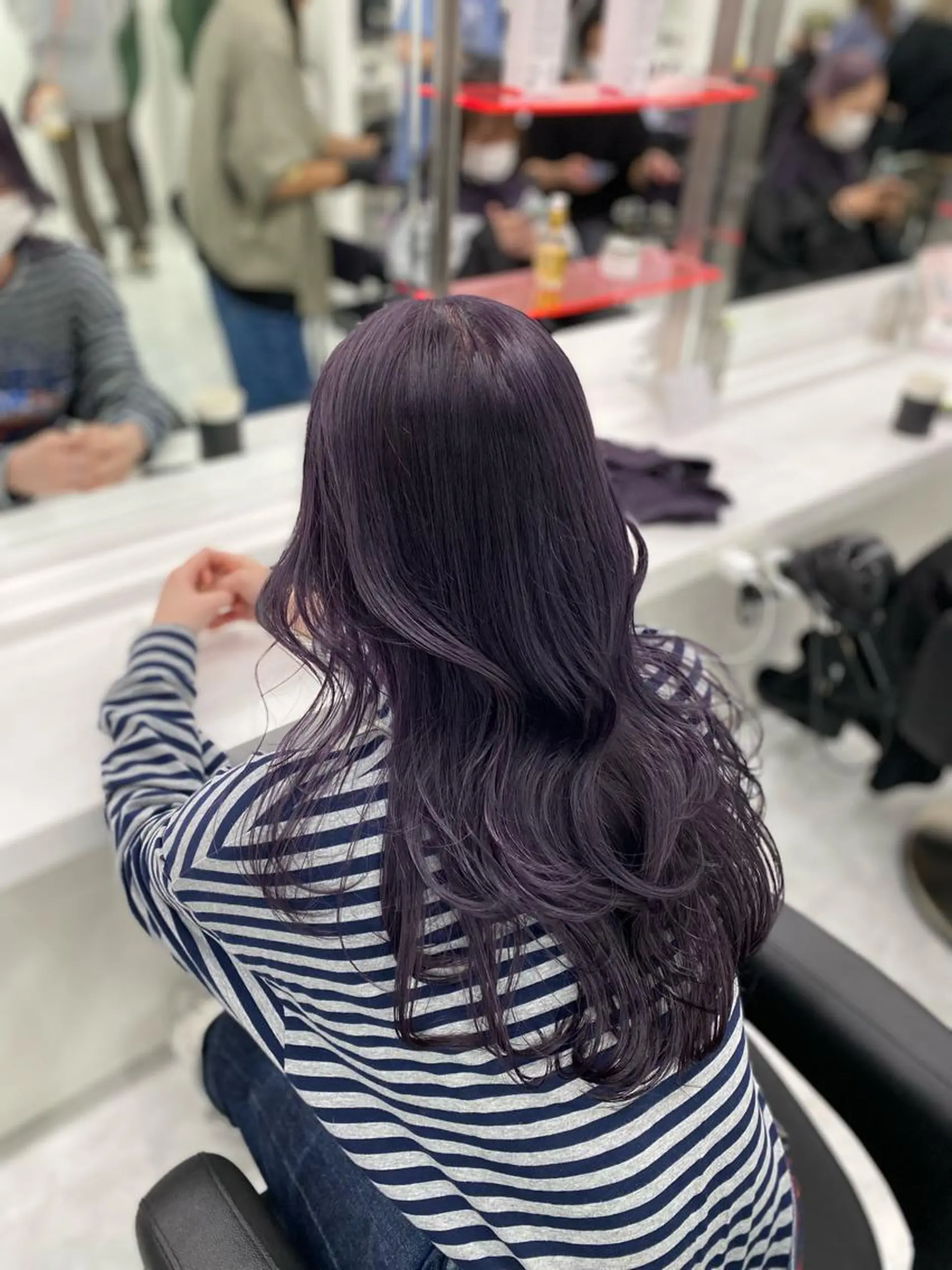 ロング カラー ヘアアレンジ SALOWIN 宇田川店所属・ブリーチなしトレンド SHUSAKUのヘアスタイル