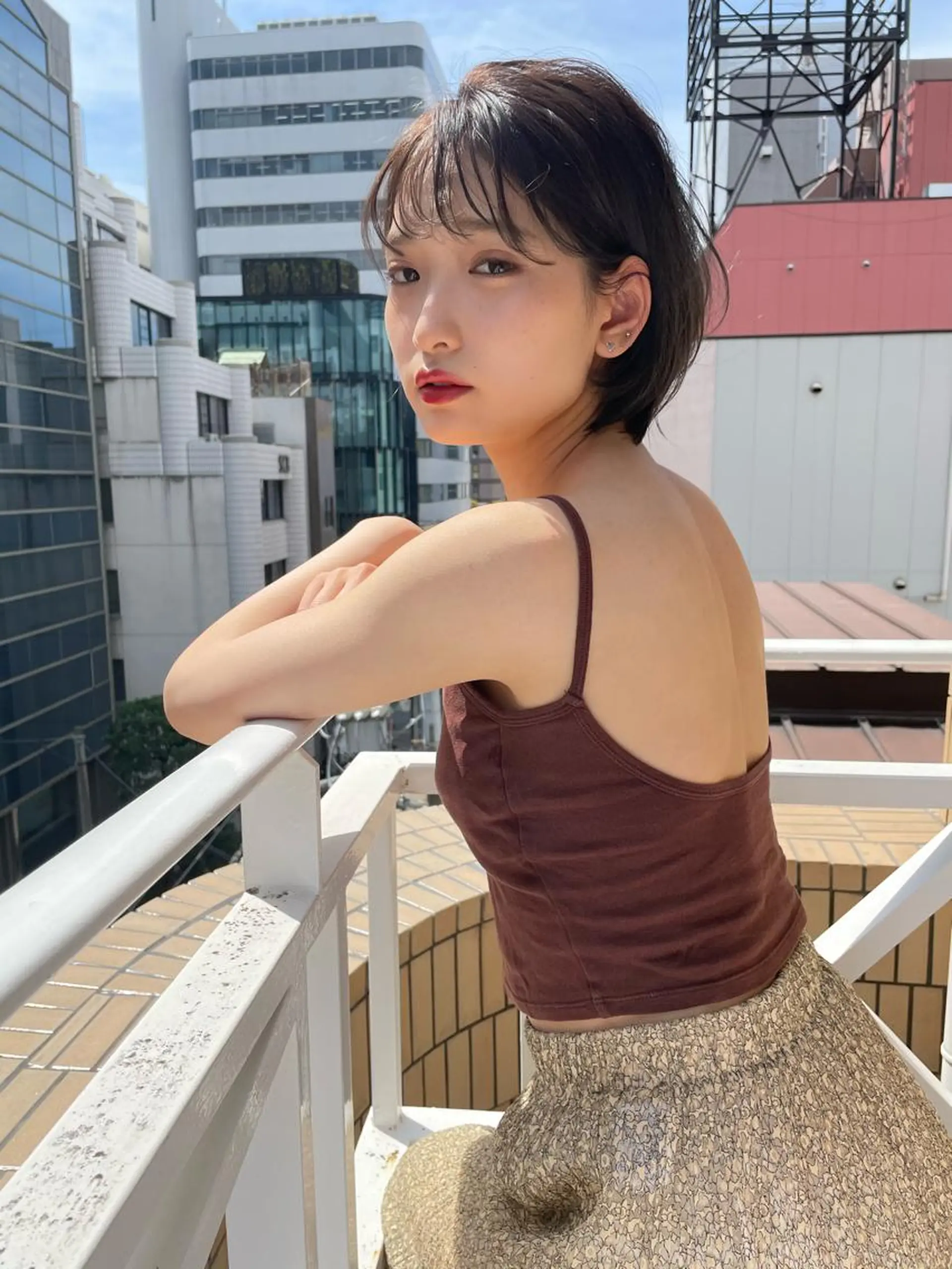 ショート カラー ショート/ボブ専門 宮脇美奈/南船場のヘアスタイル