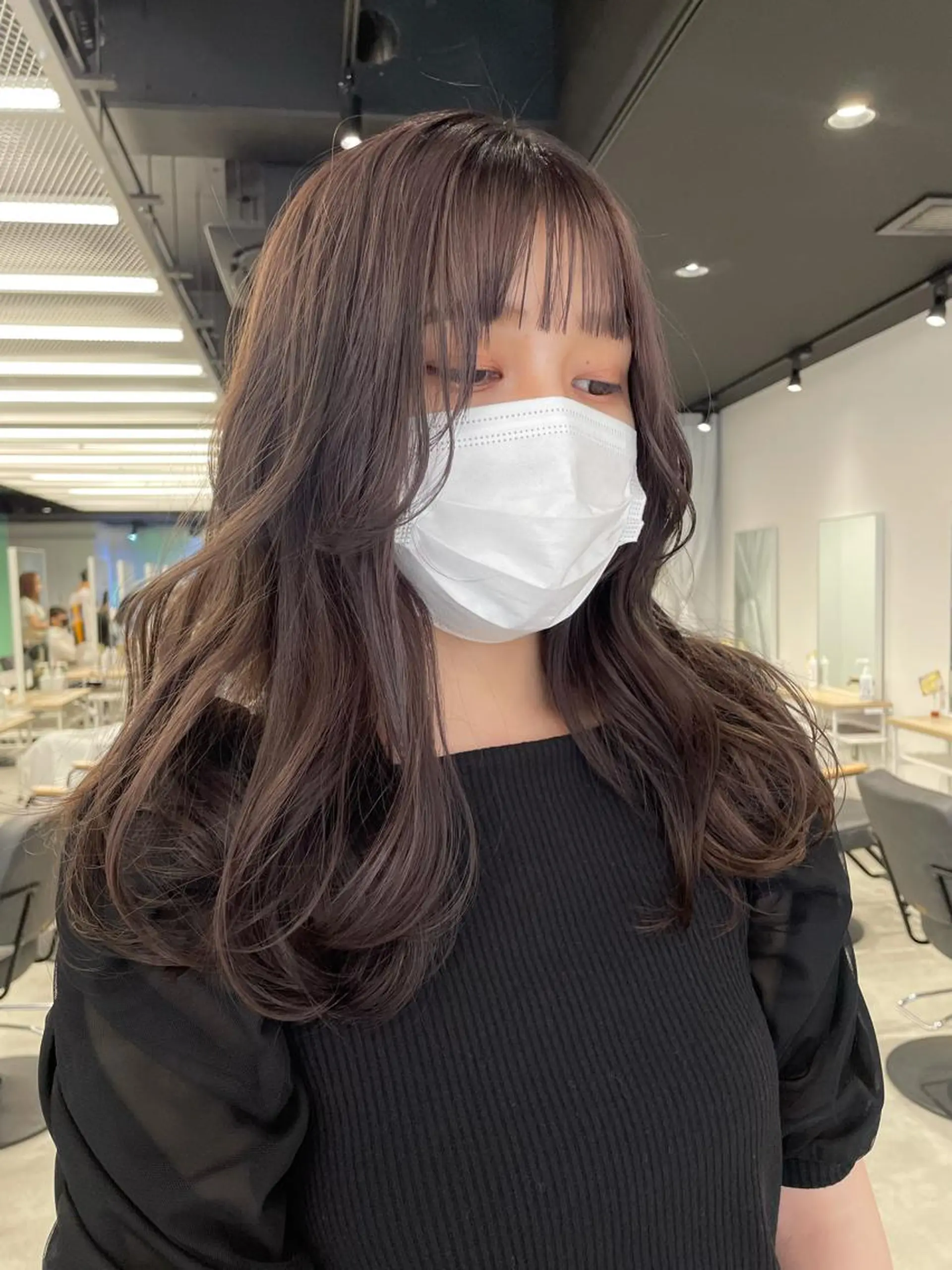 ロング カラー パープルカラー モモ 🍑のマツエク・マツパデザイン