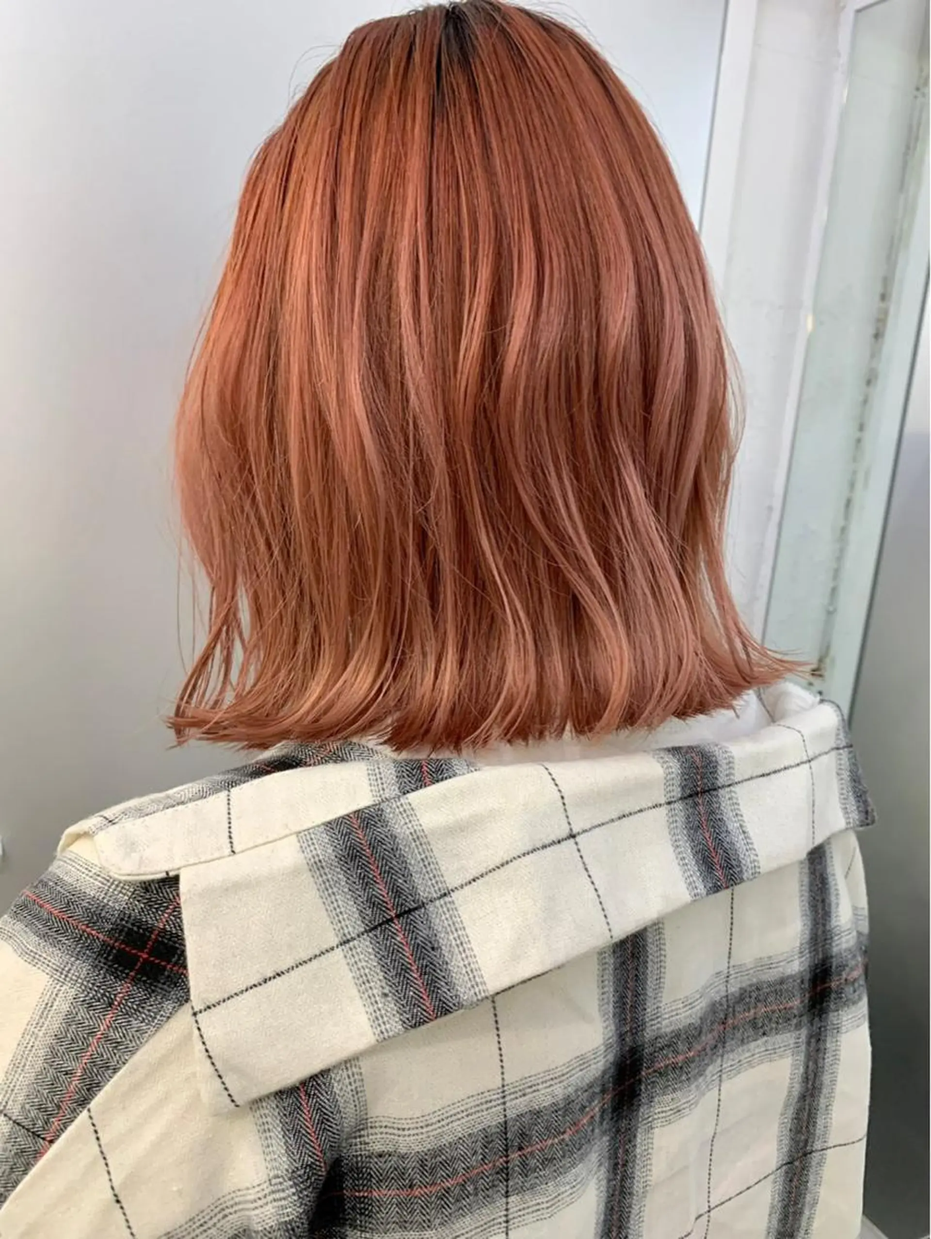 ミディアム カラー 退色まで透明感ある ダブルカラー/リクのヘアスタイル