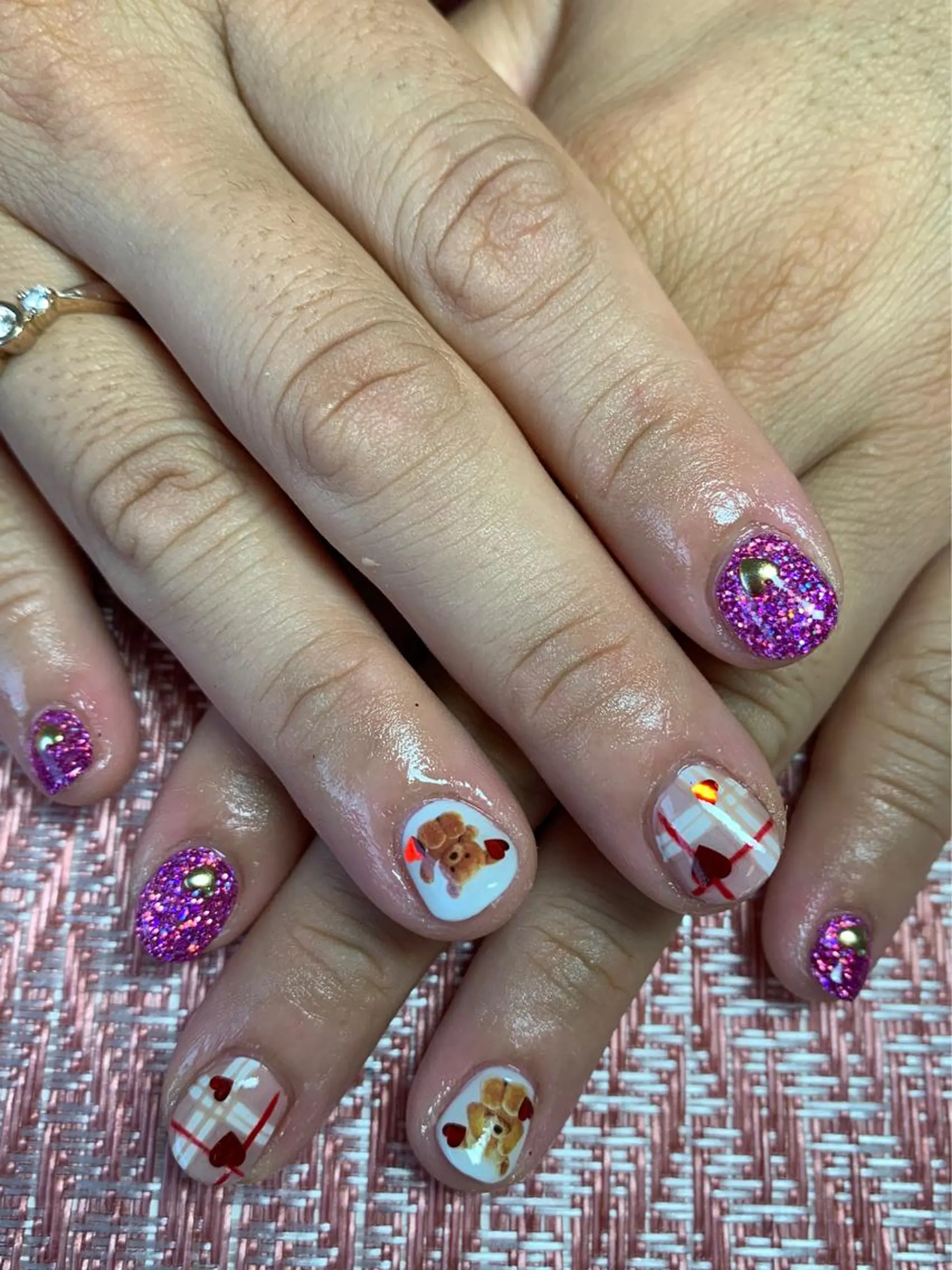 ネイル rukianail 新里のネイルデザイン