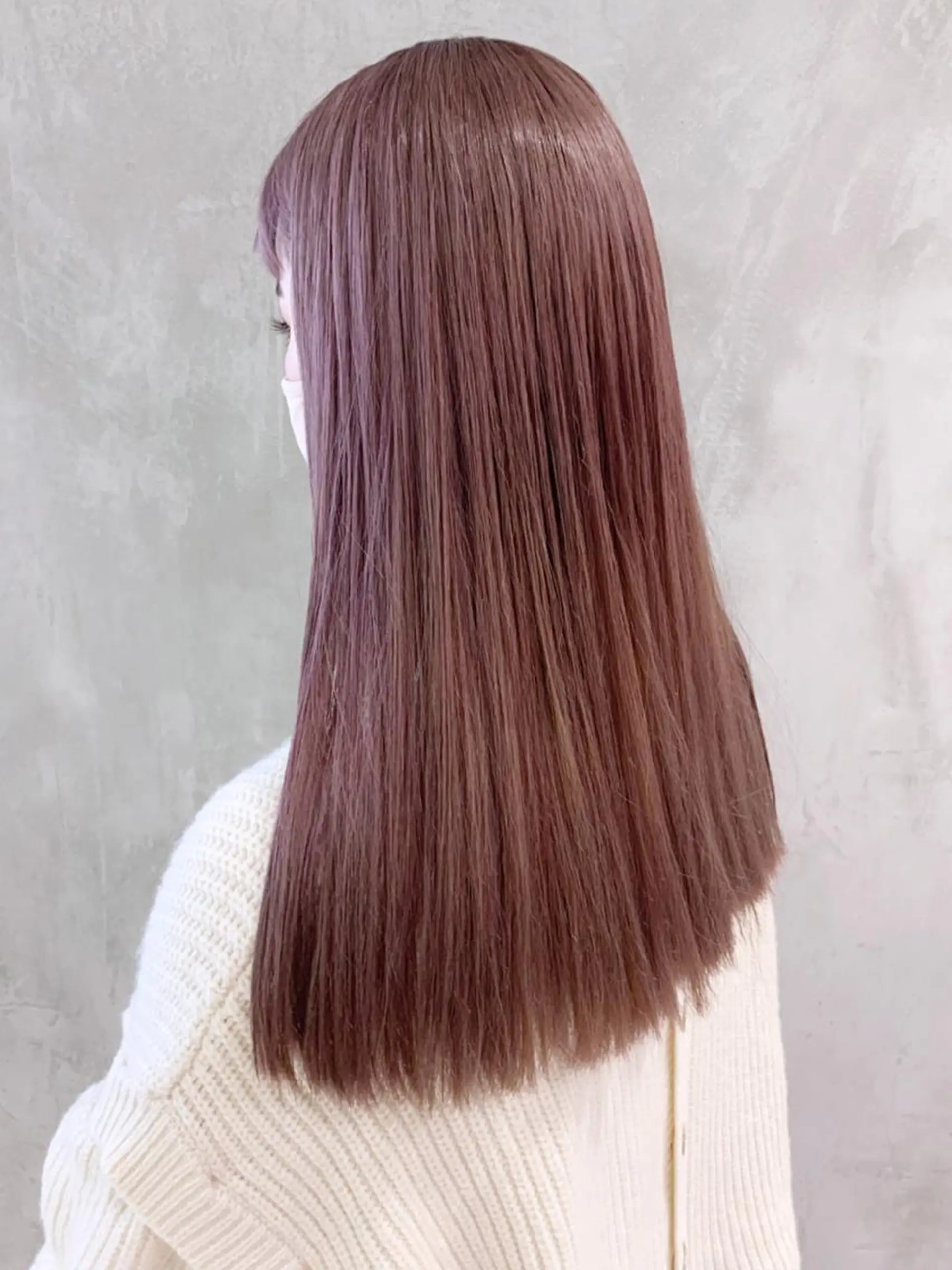 セミロング カラー パーマ ヘアアレンジ ピンクカラー ITbyALBUM 浦和店のヘアスタイル