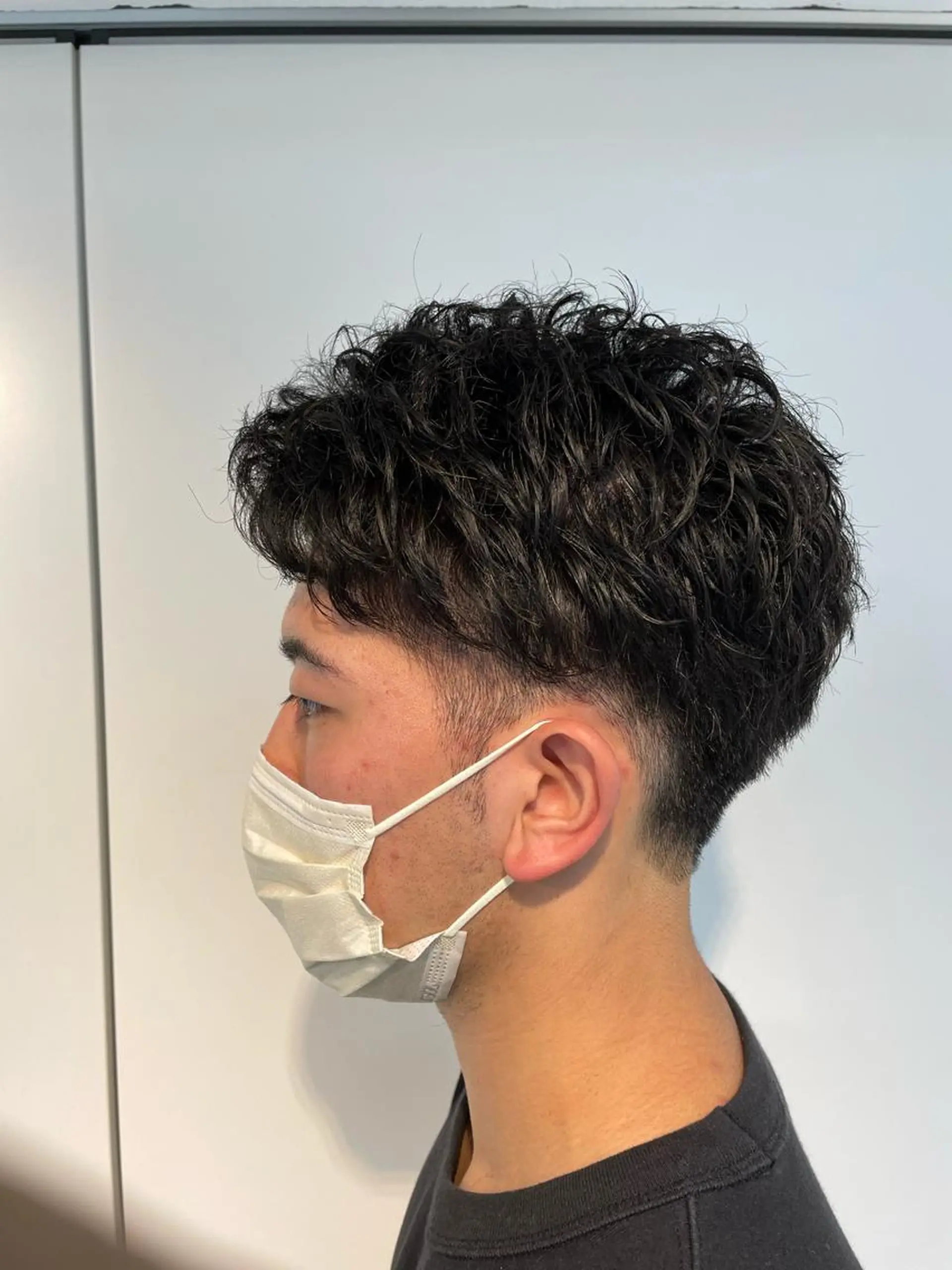 パーマ メンズ 🐬脱白髪染めカラー 清水大世🐬のヘアスタイル