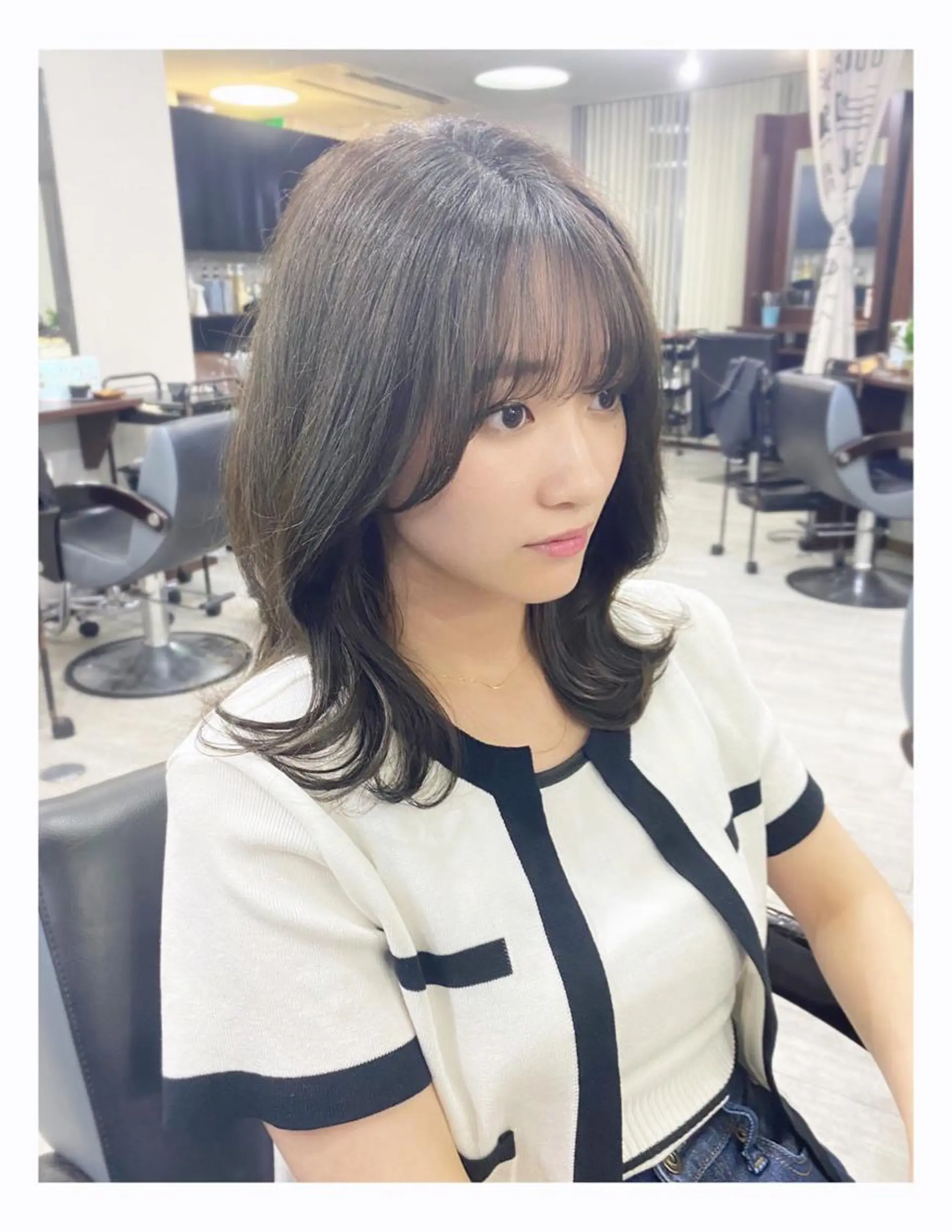ミディアム カラー くびれヘア cocoru所属・＊横浜駅＊ 金子 誠也のヘアスタイル