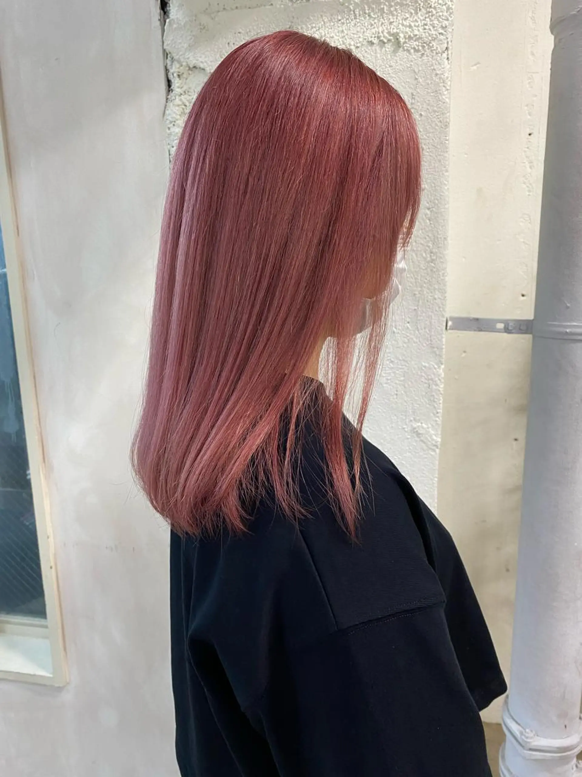 ミディアム カラー ブリーチ ハイトーンカラー ピンクカラー ミニモお気に入り数 No.1宍戸雄弥のヘアスタイル