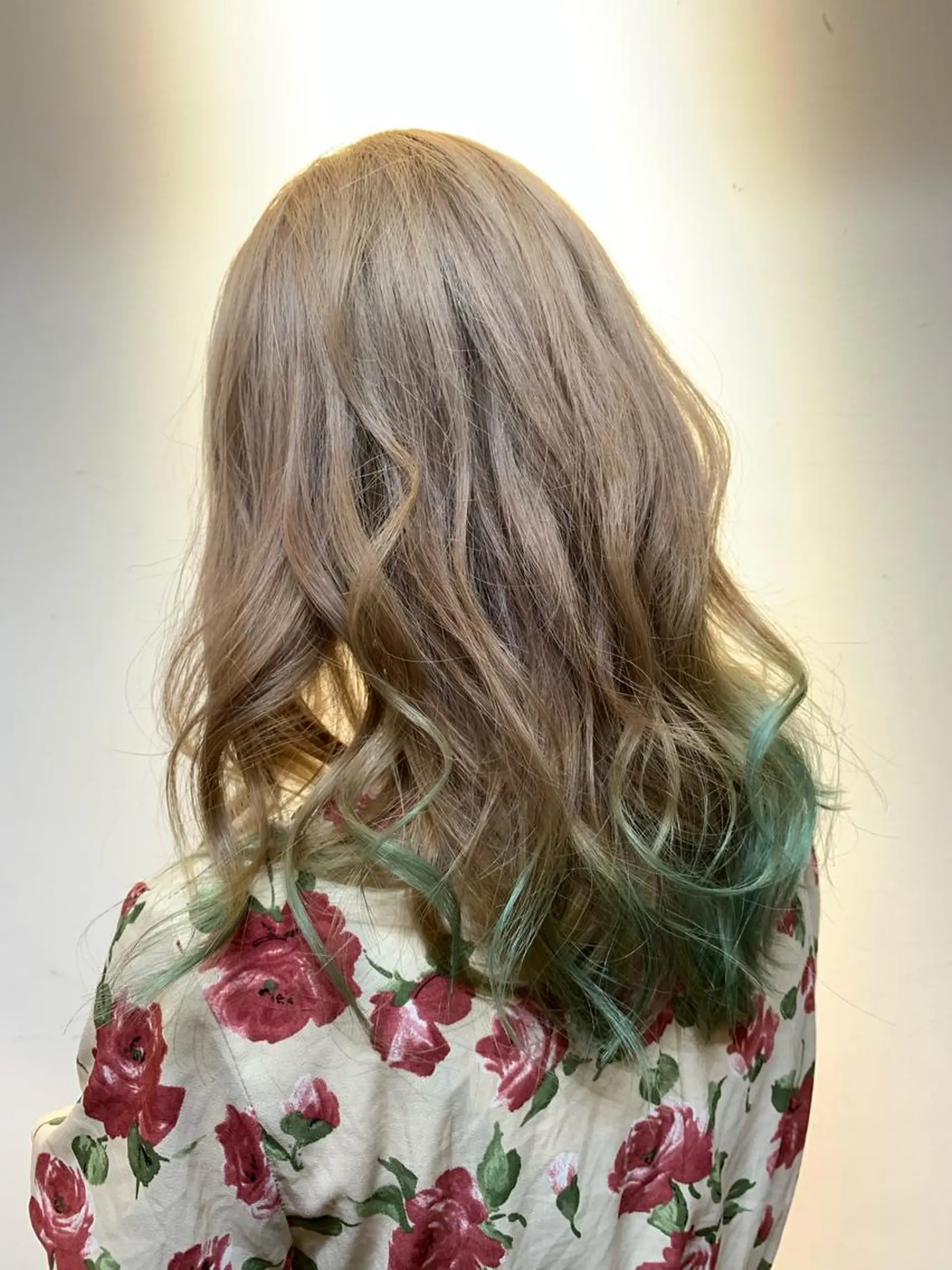 セミロング カラー ヘアアレンジ Halo/長居美容室 似合わせカット/ロキのヘアスタイル