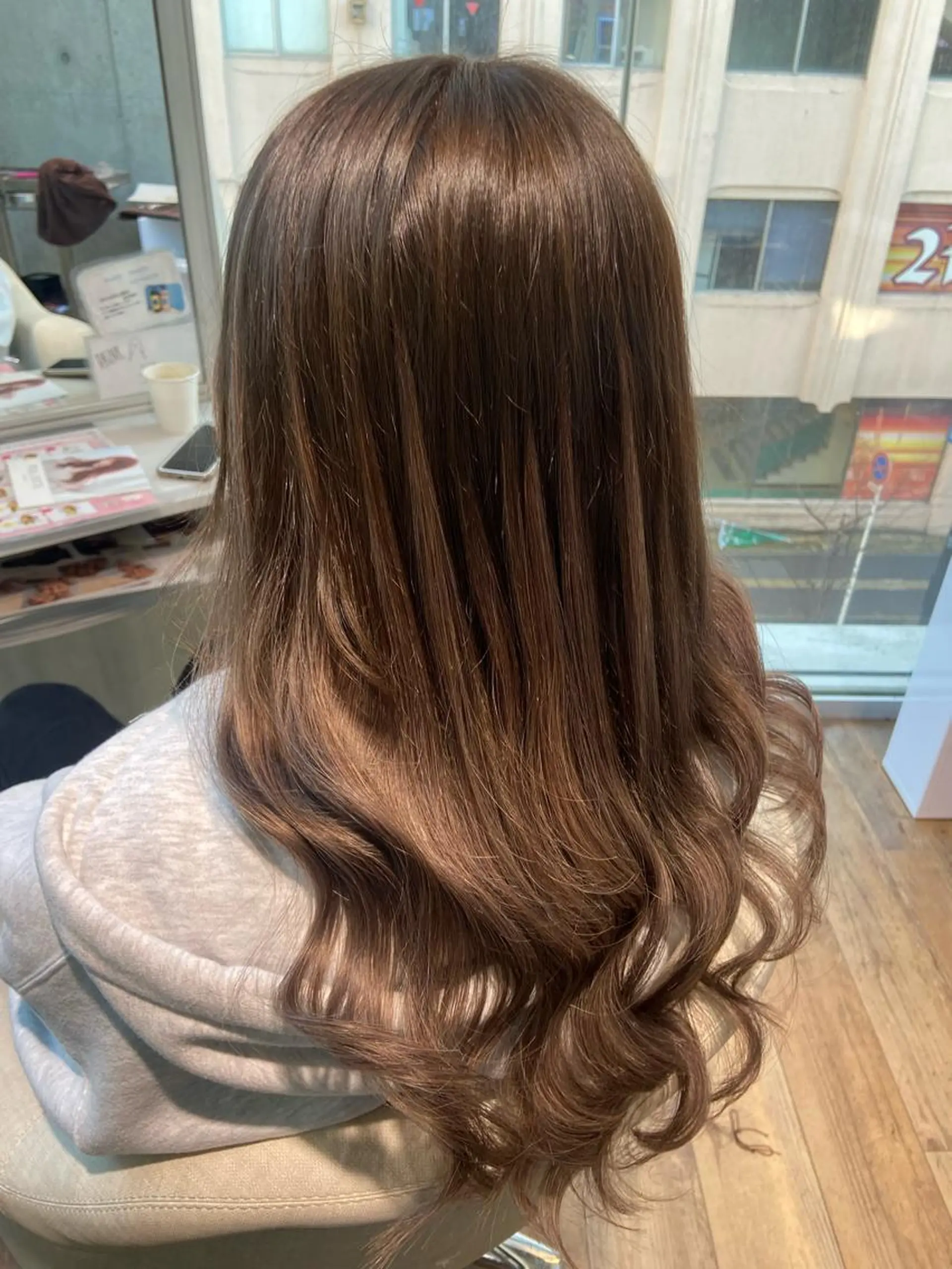 ロング カラー プルエクステ エクステ ヘアカラー エクステ 🧸プルエクステ❤︎ ネイルKAO🧸のヘアスタイル