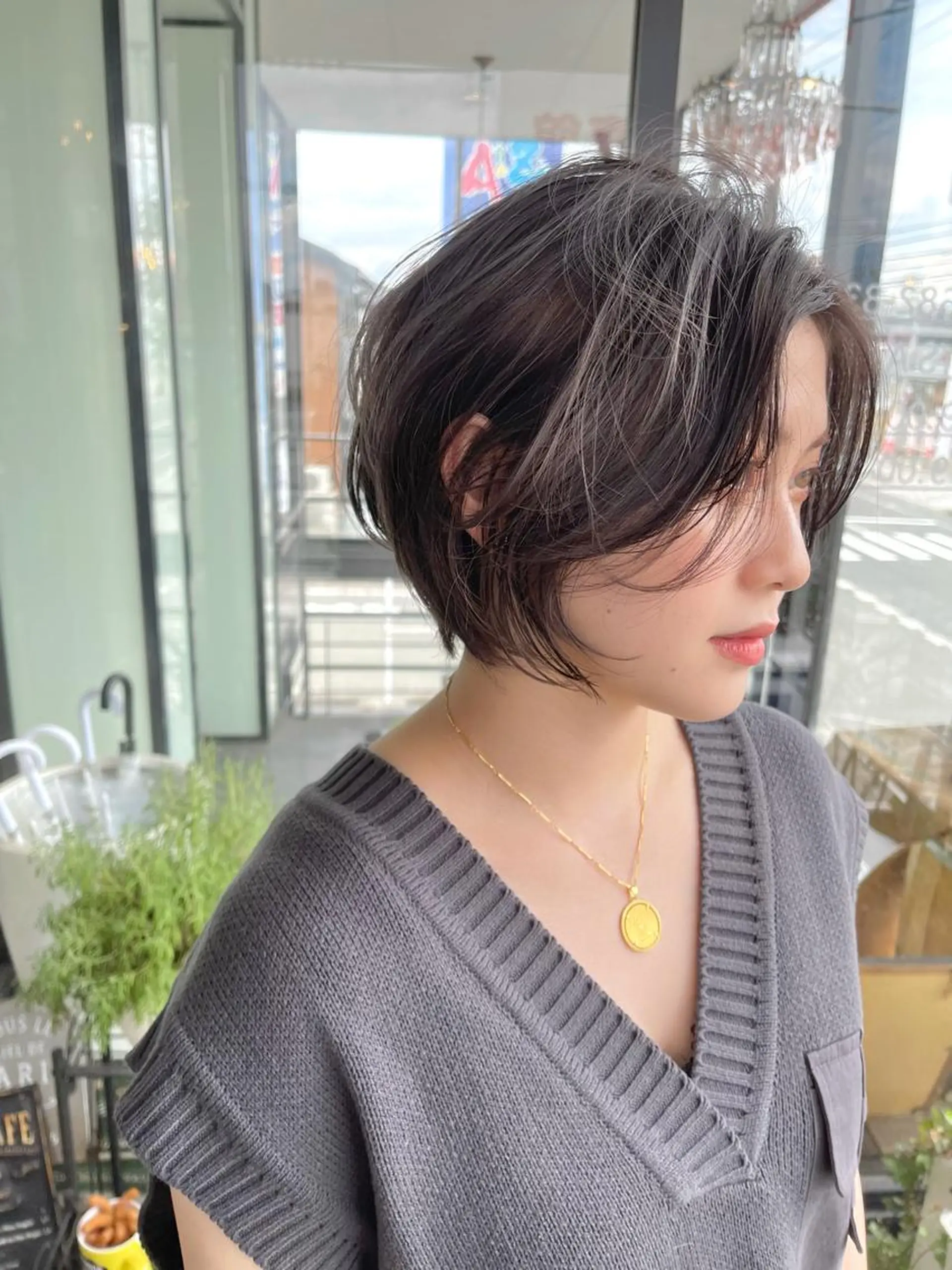 ショート カラー ハイライトカラー ハイライト ショートヘア graxi'    グラシー所属・ブリーチ/ハイトーン SERINAのヘアスタイル