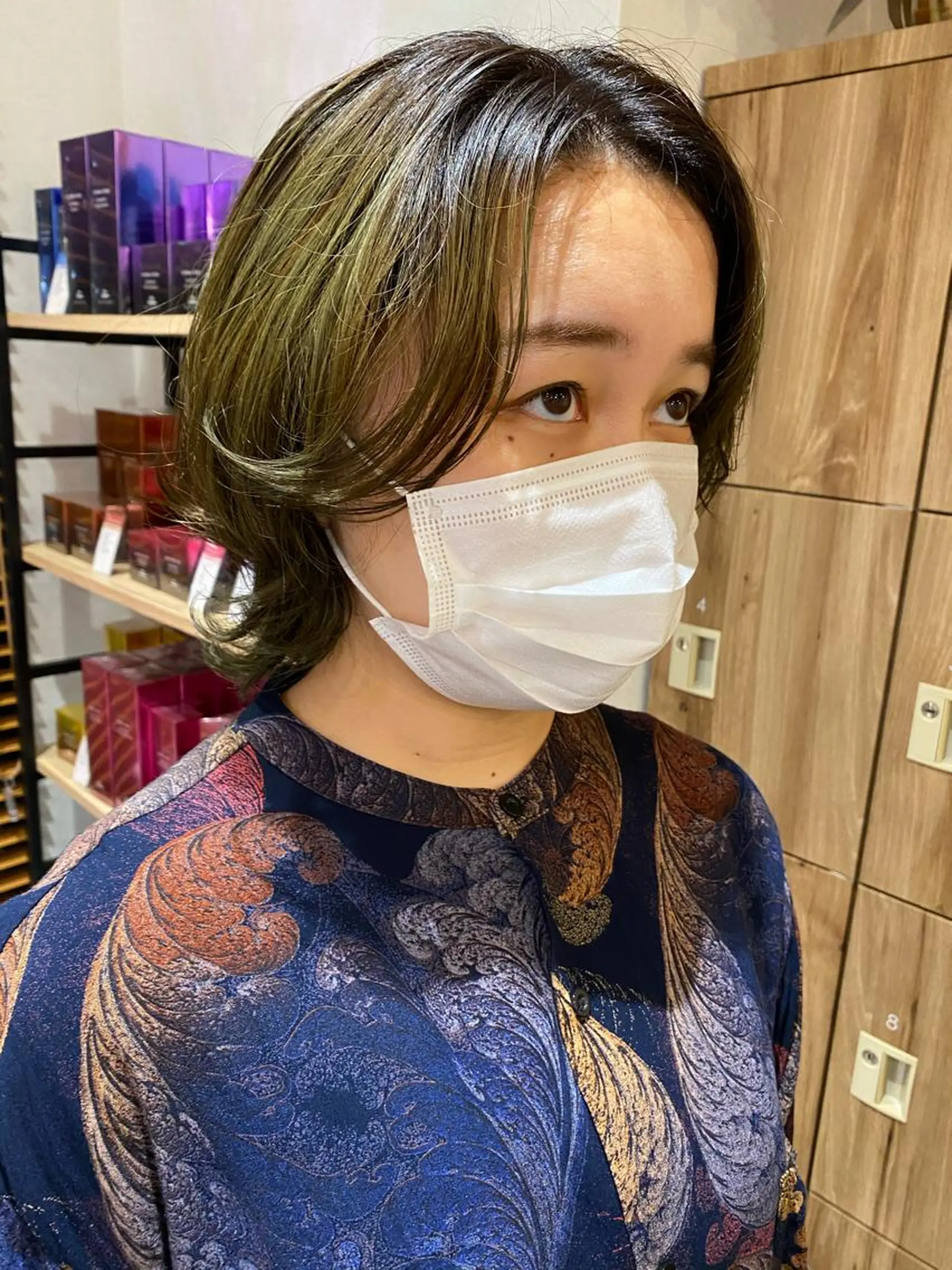 ミディアム カラー ヘアアレンジ ヘアカラー トリートメント ヘッドスパ パーマ指名No1 /namiのヘアスタイル