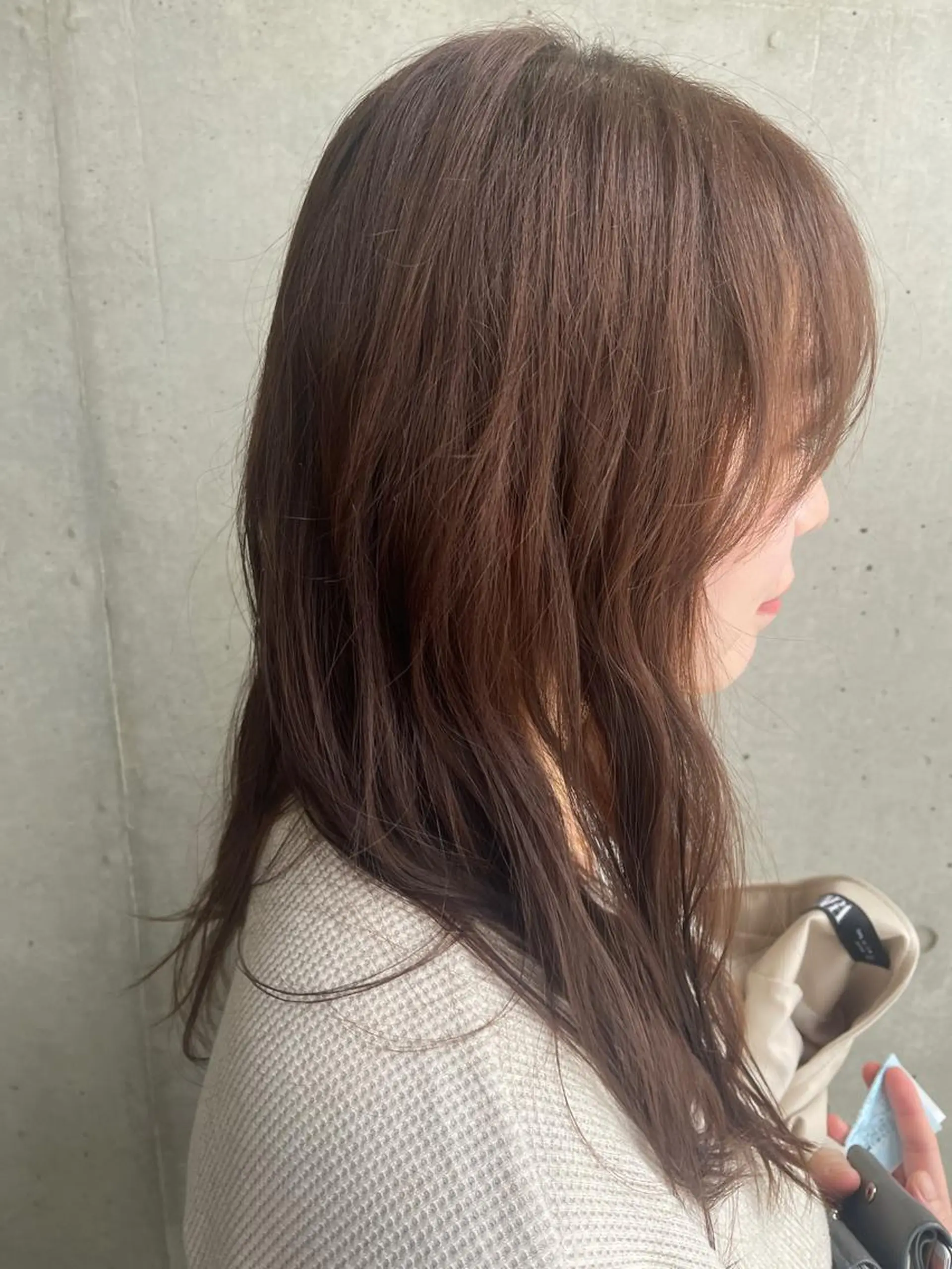 ロング カラー 植田 能生のヘアスタイル