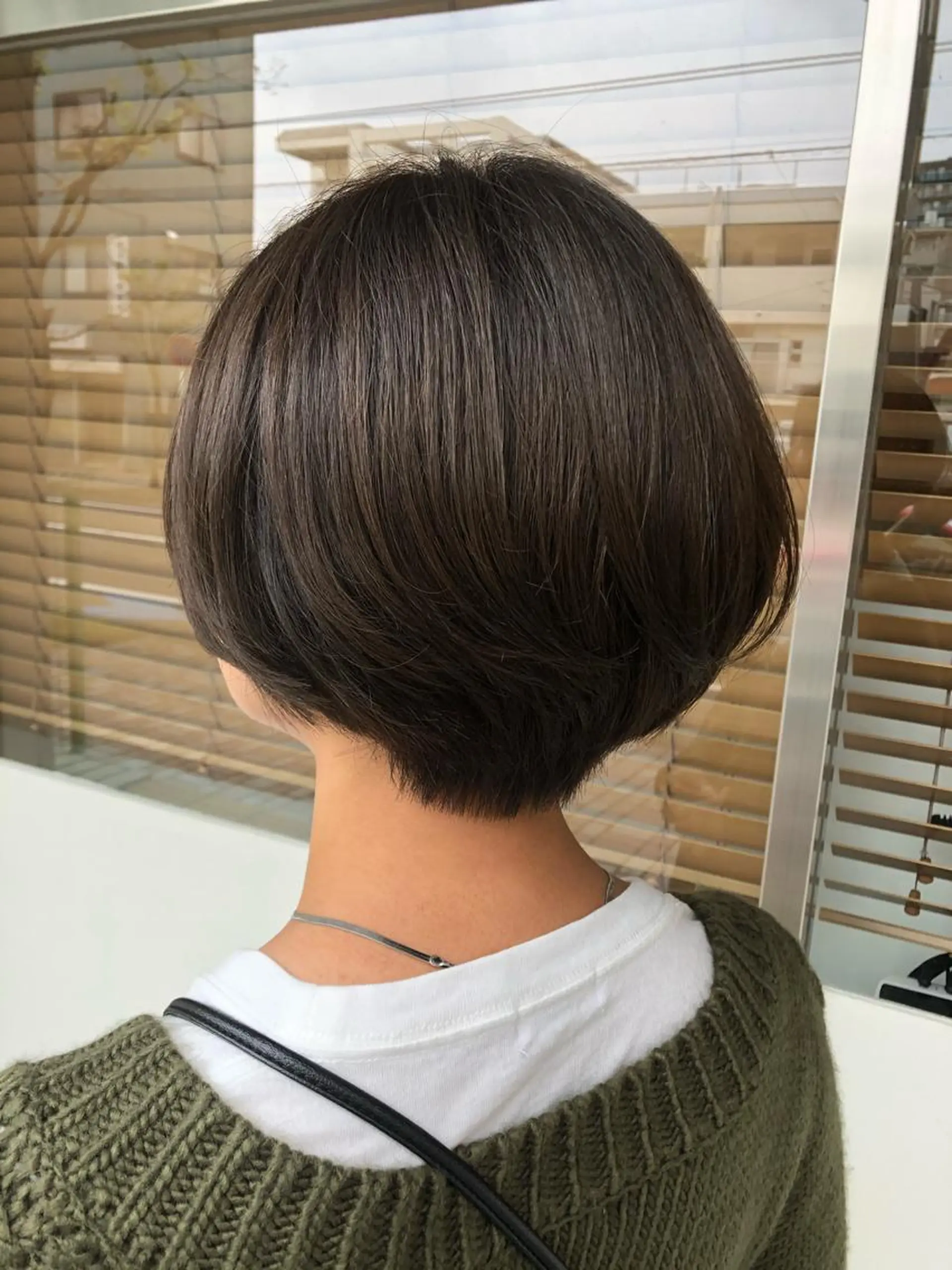 カラー グレージュ ヘアカラー トリートメント 大江 珠実のヘアスタイル