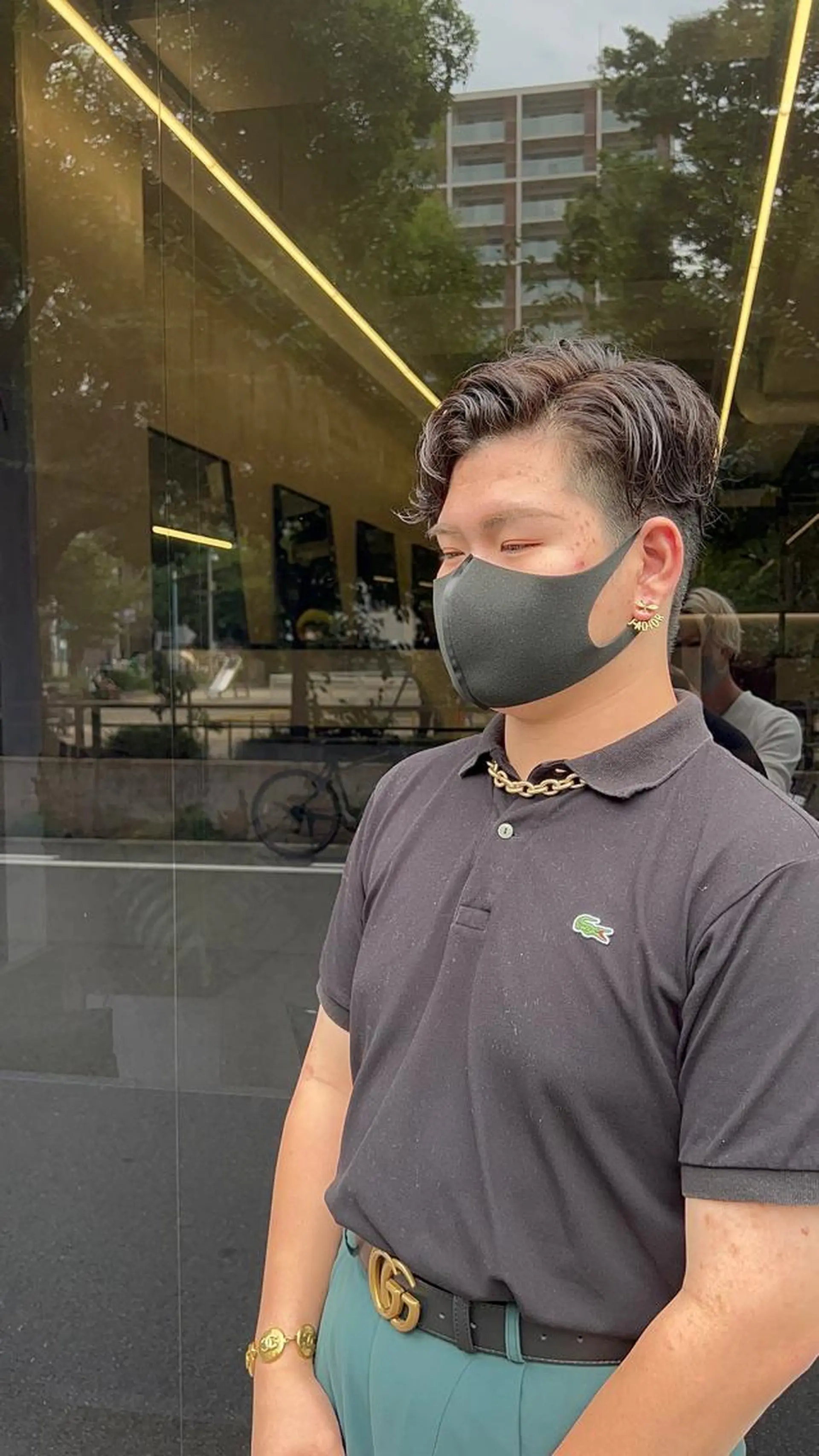 ショート パーマ メンズ genieehorie所属・堀江メンズ 神田 翔太のヘアスタイル