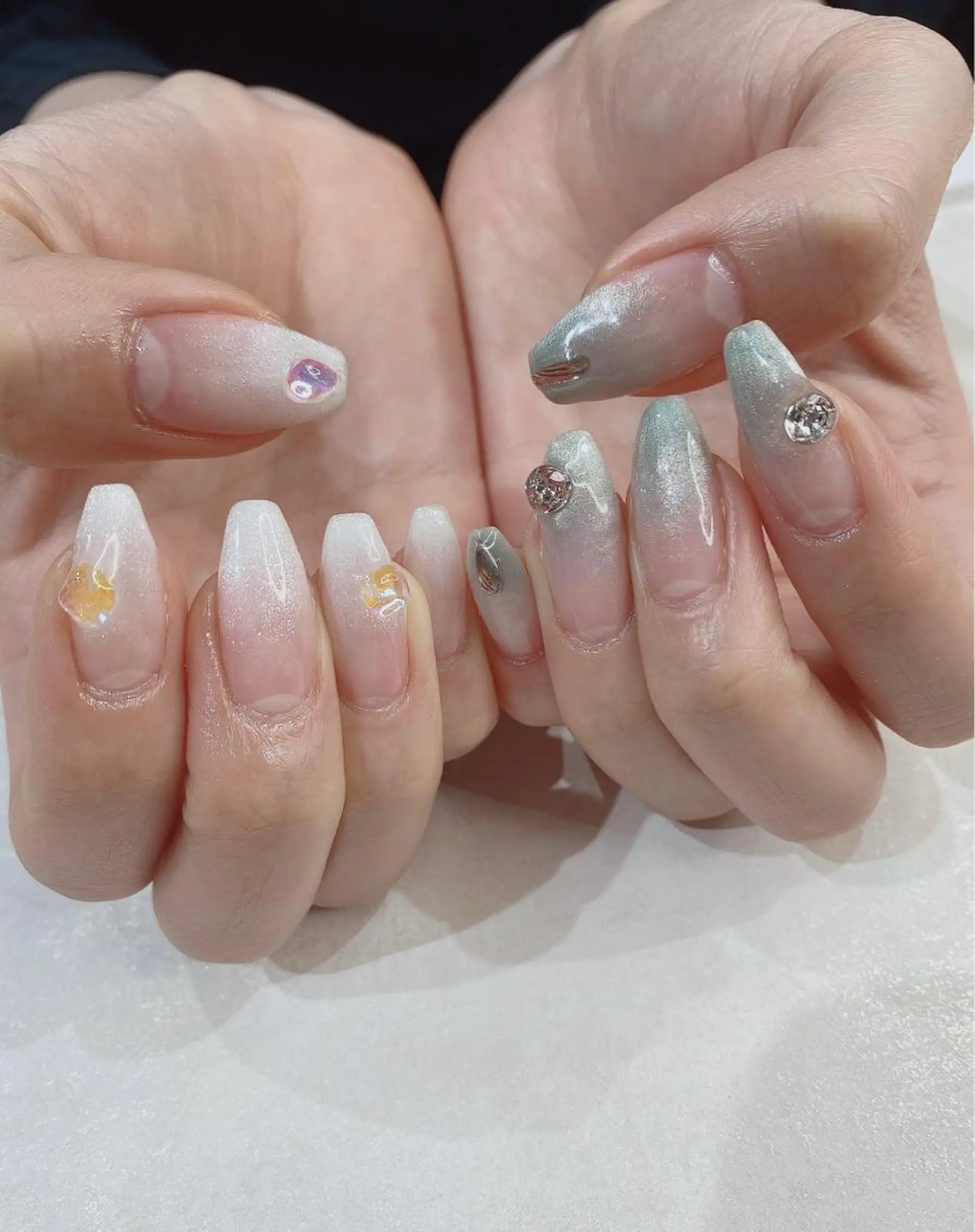 ミディアム ハンドネイル JNA認定講師🌸 RIEのネイルデザイン