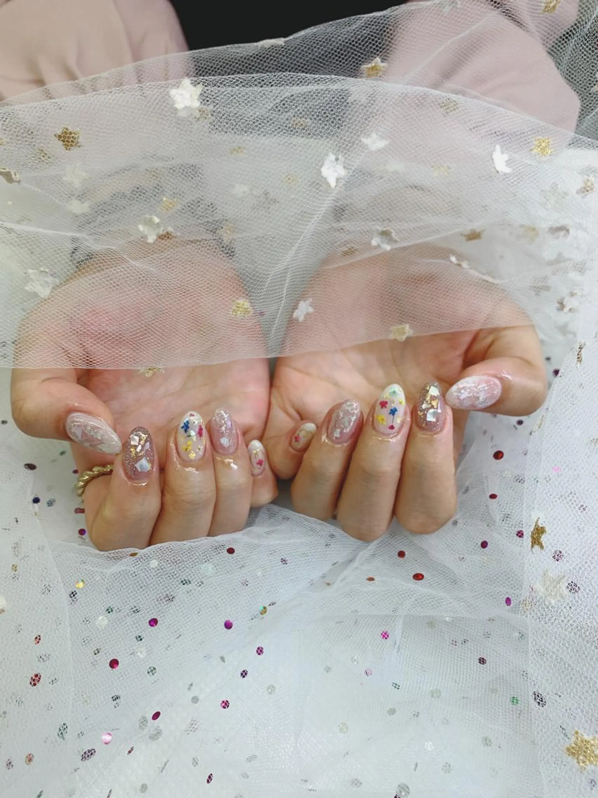 ネイル 🦋ネイルサロン ブラン🌈ゆりのネイルデザイン