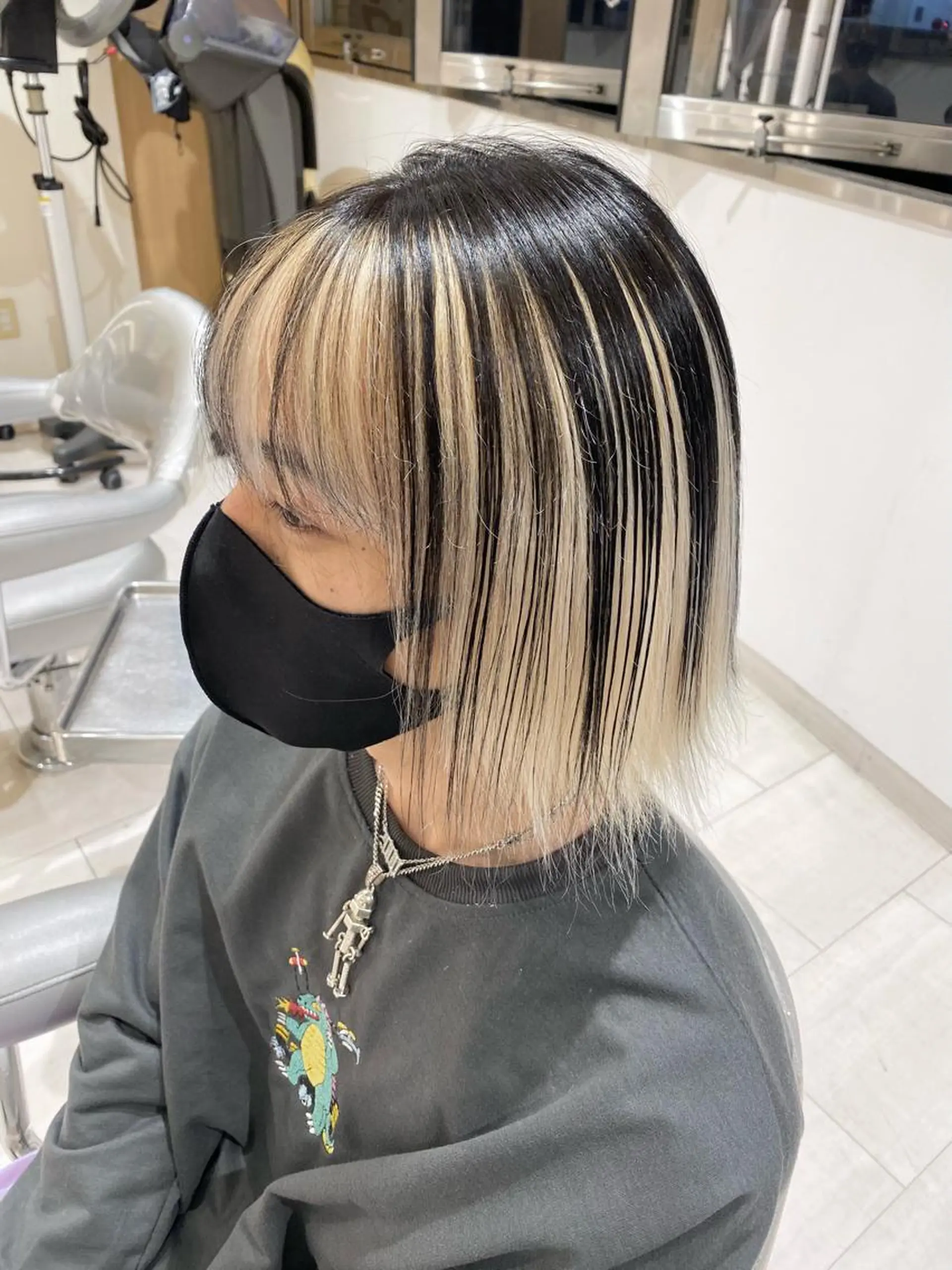 ショート ヘアカラー トリートメント 奥井 将希のヘアスタイル