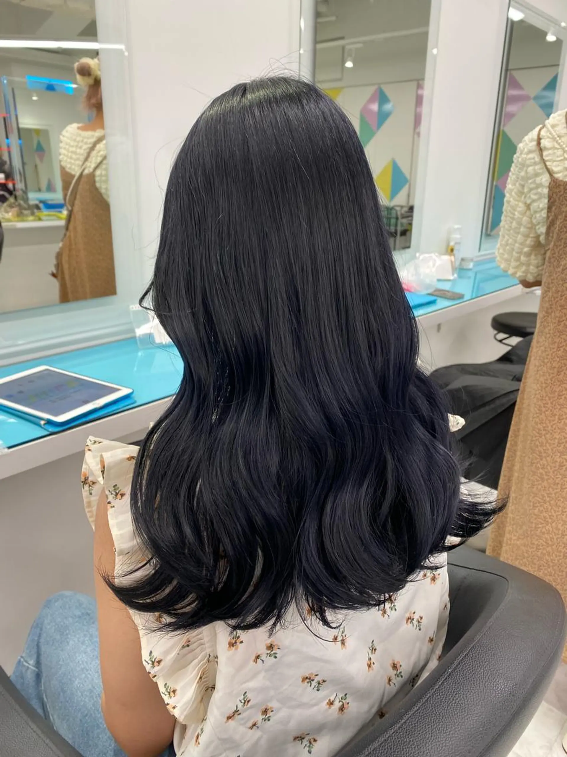 ロング カラー ワインレッド 🍒KAHOのヘアスタイル