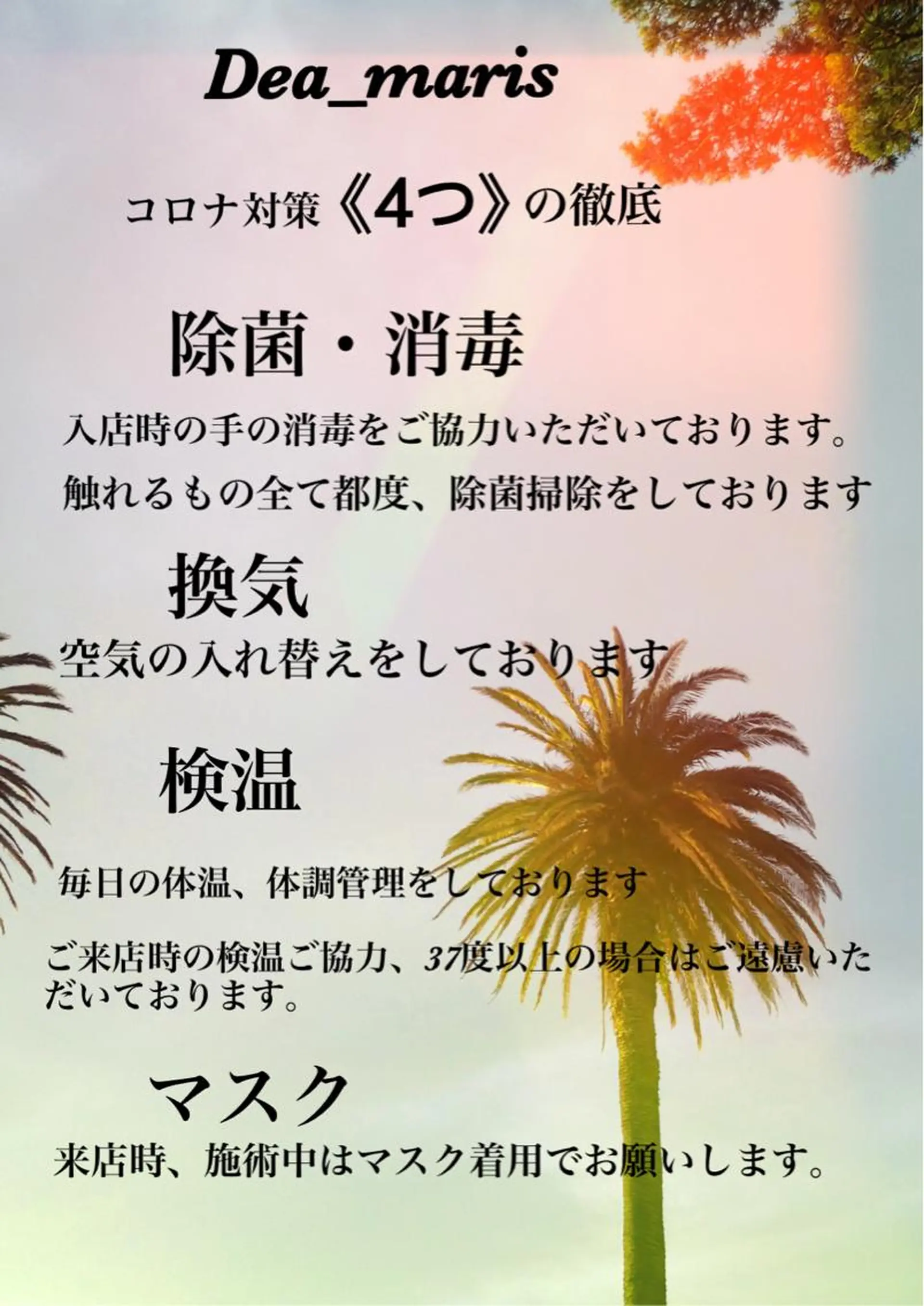 private salon  Dea_maris シュガーリング＆パーソナルボディケア所属・シミ改善・韓国肌管理 ボディメイク痩身のその他イメージ