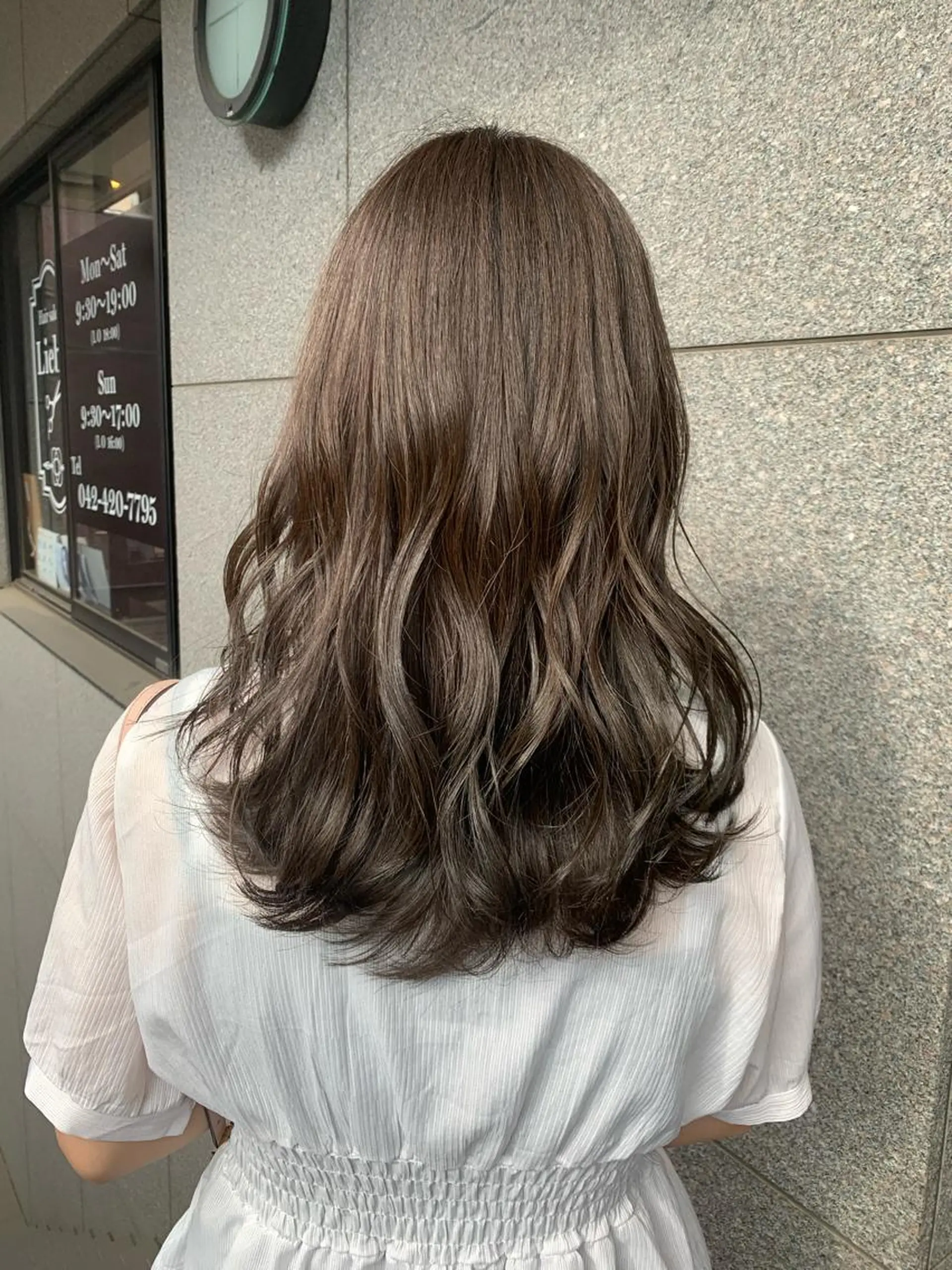 ミディアム カット ヘアカラー hair salon Liebe東久留米店所属・Hair salon Liebe RYOのヘアスタイル