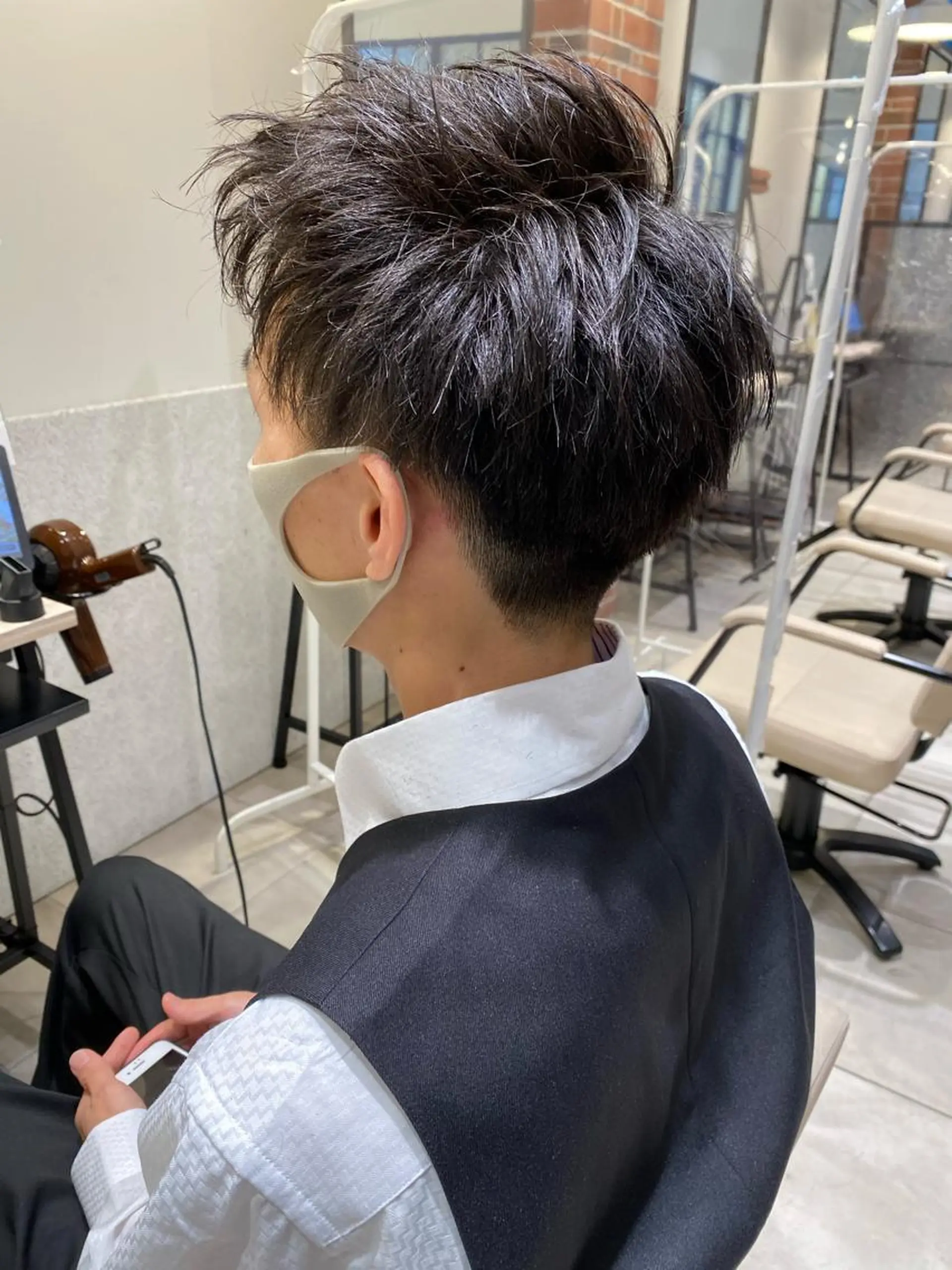 ショート メンズ カット 長津 健一郎のヘアスタイル