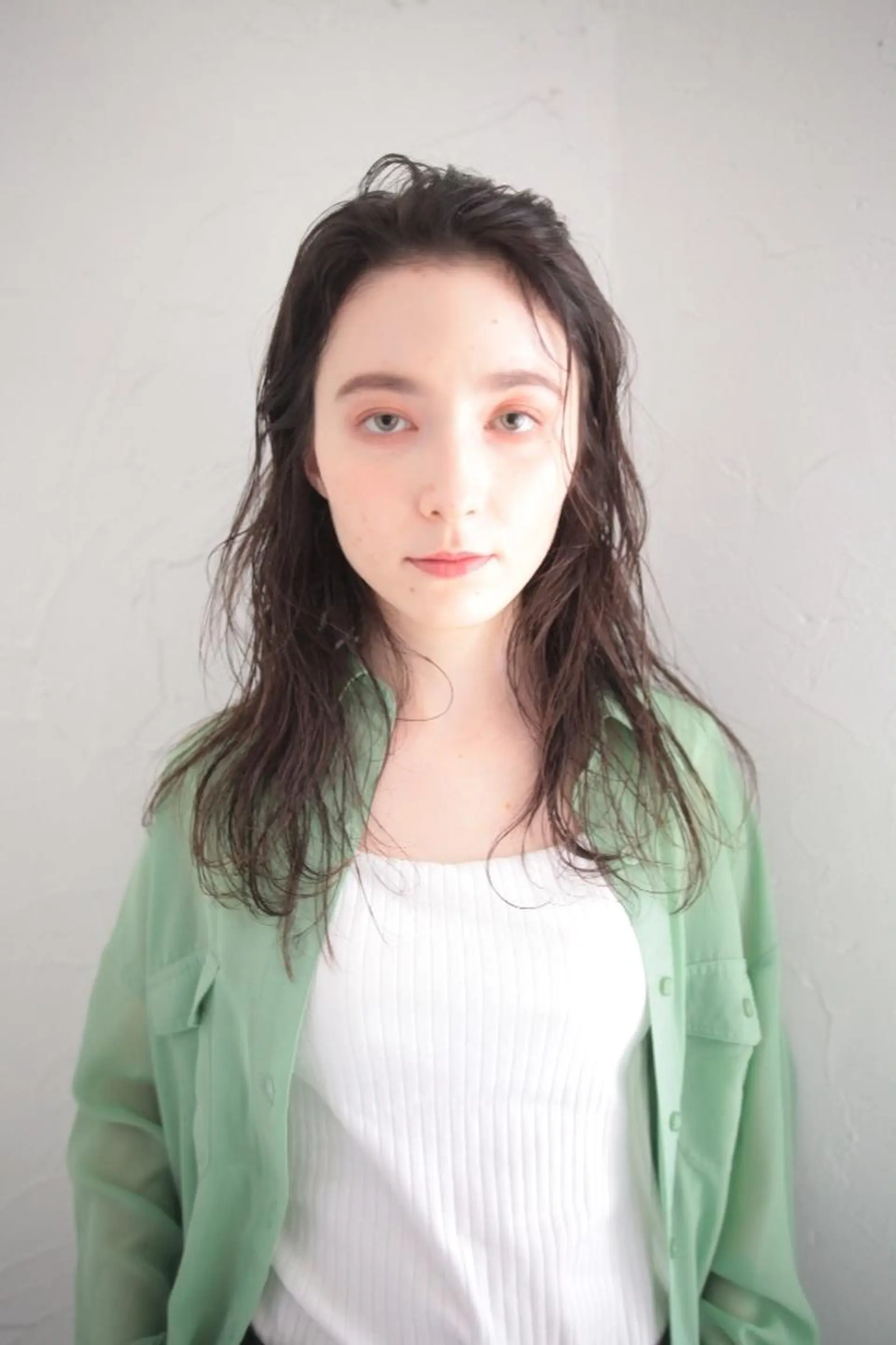 ロング パーマ 小田川 竜也のヘアスタイル