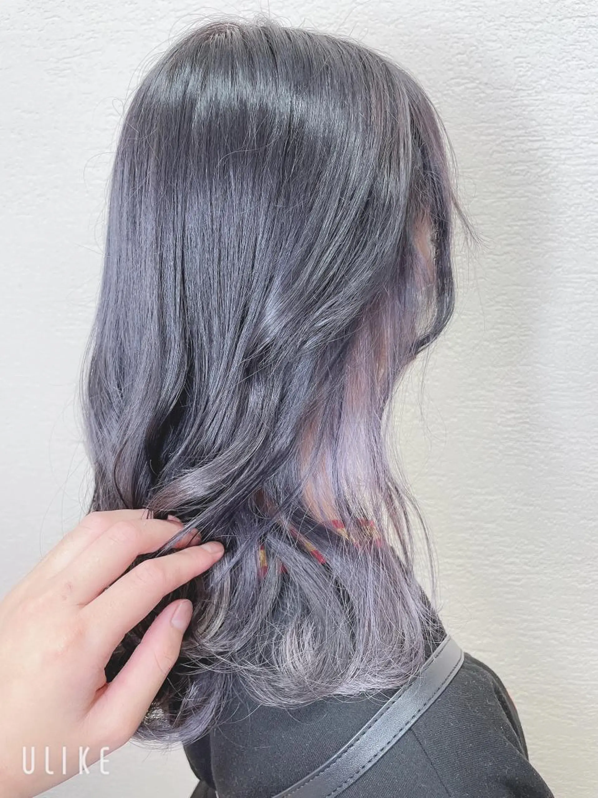 ロング カラー シルバー バイオレットカラー カット ヘアカラー ❣️モードケイズ塚口 和田一将のヘアスタイル