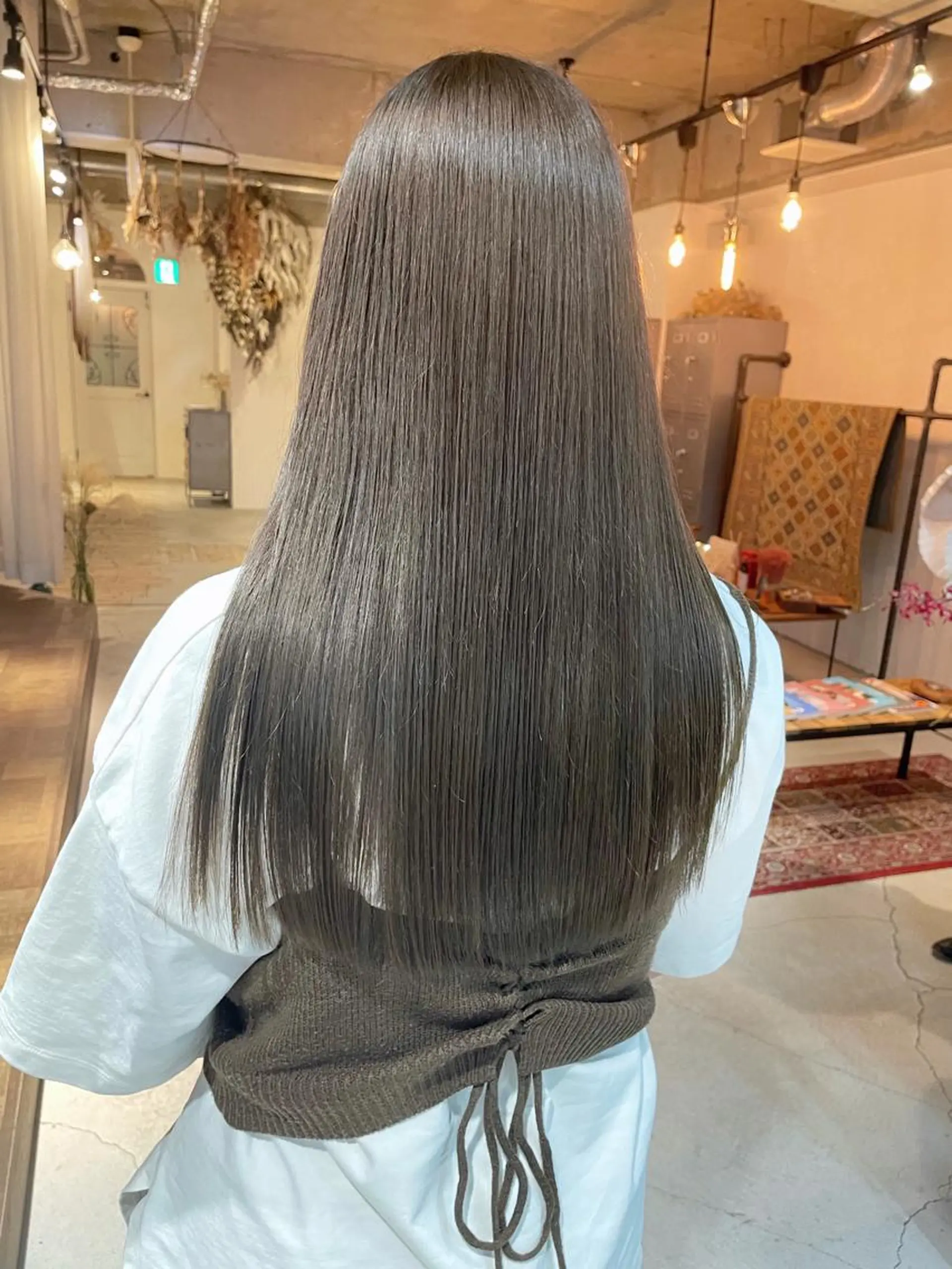 ロング カラー unico.所属・韓国ヘア/暖色カラー 新美多英のヘアスタイル