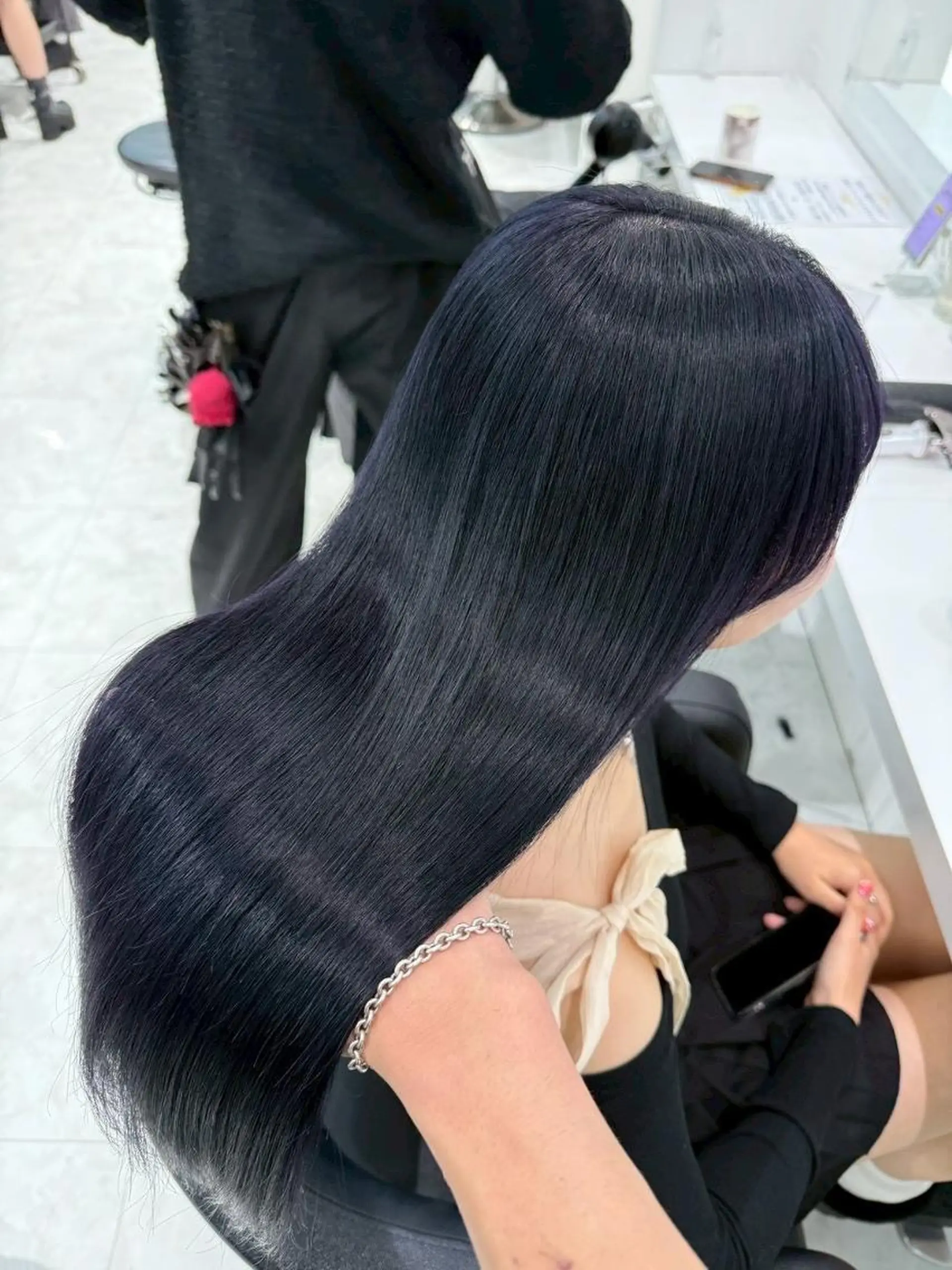 カラー 横浜駅/ナチュラル 韓国🫧透明感🌿✨のヘアスタイル